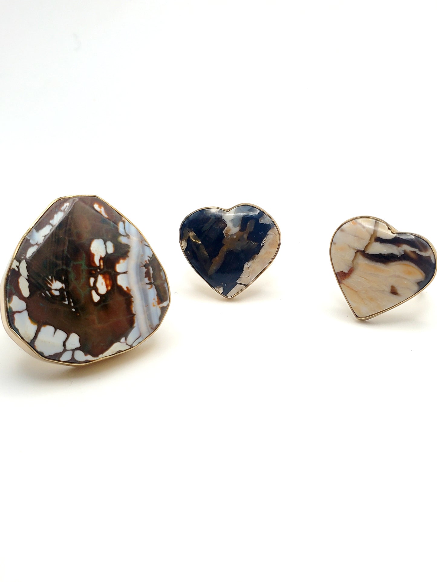 Multi Look Agate Rings - Alchemia