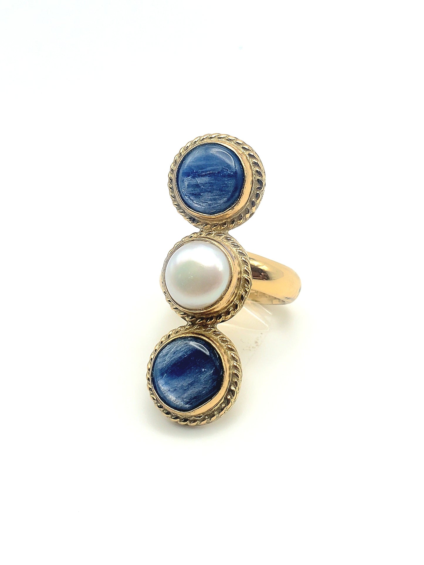 Kyanite and Pearl Adjustable Crawler - Alchemia