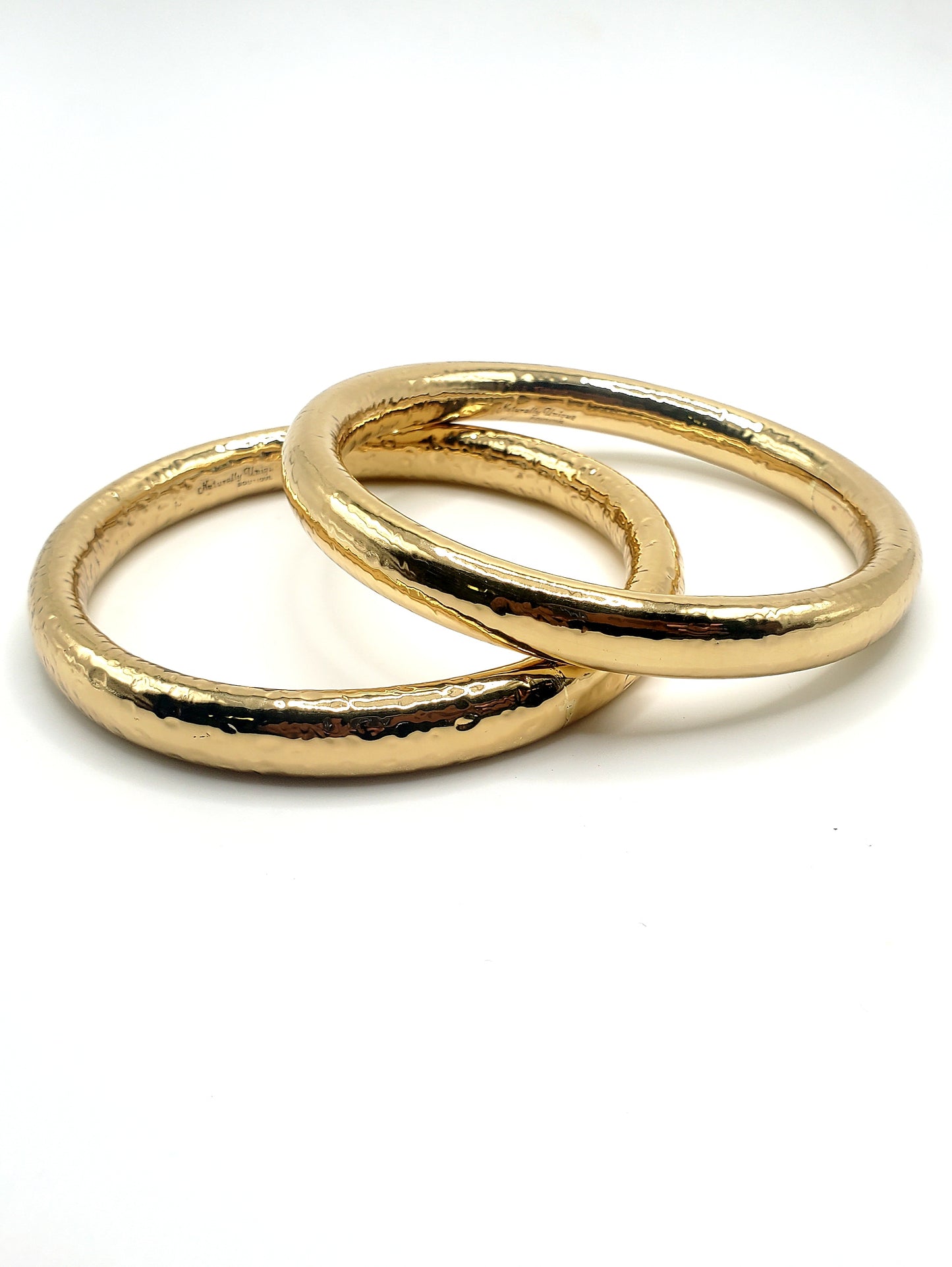 Thick Hammered Bangle - Alchemia
