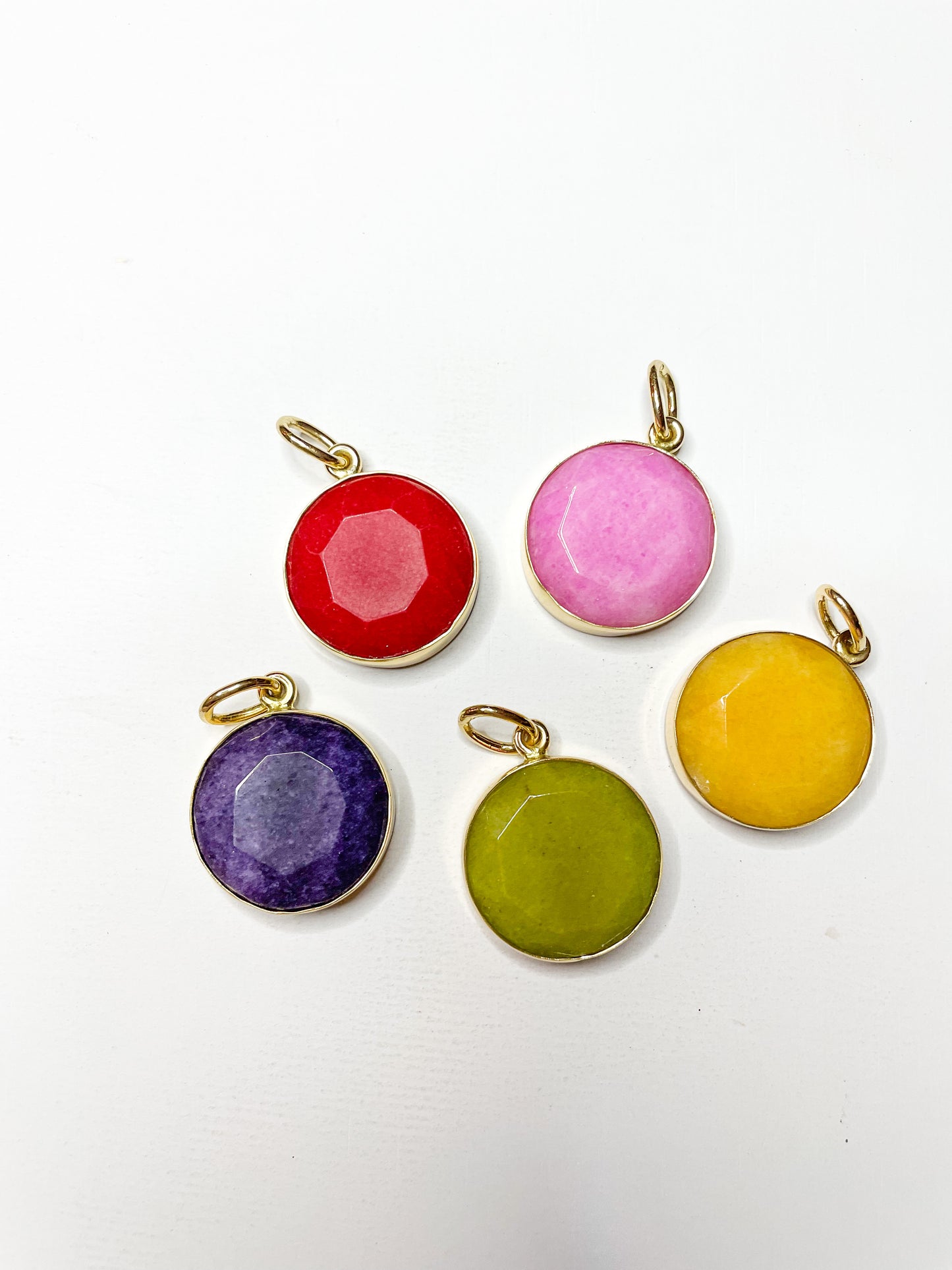 Polka Dot Quartz Pendant- Alchemia