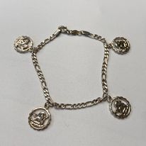 Angel Charm Bracelet- Rhodium