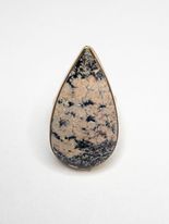 Teardrop Jasper Adjustable Ring- Alchemia