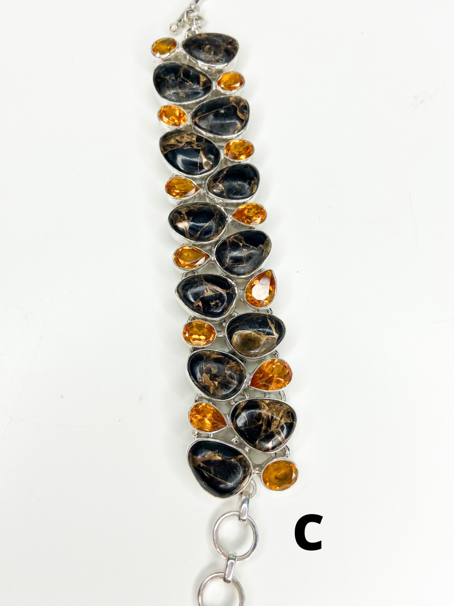 Stunning Sterling Multistone Bracelet