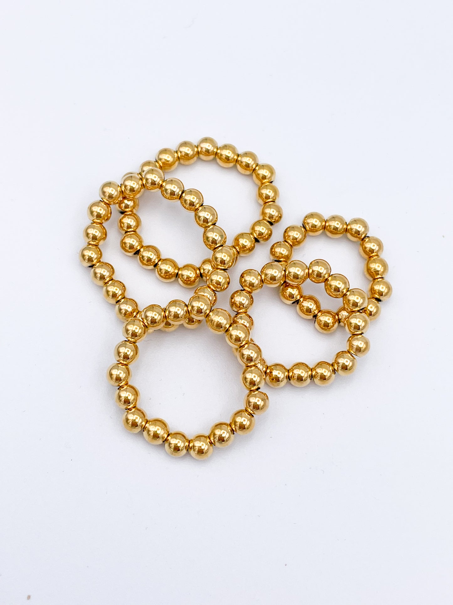 Bubble Stretch Ring - 18k Gold Filled