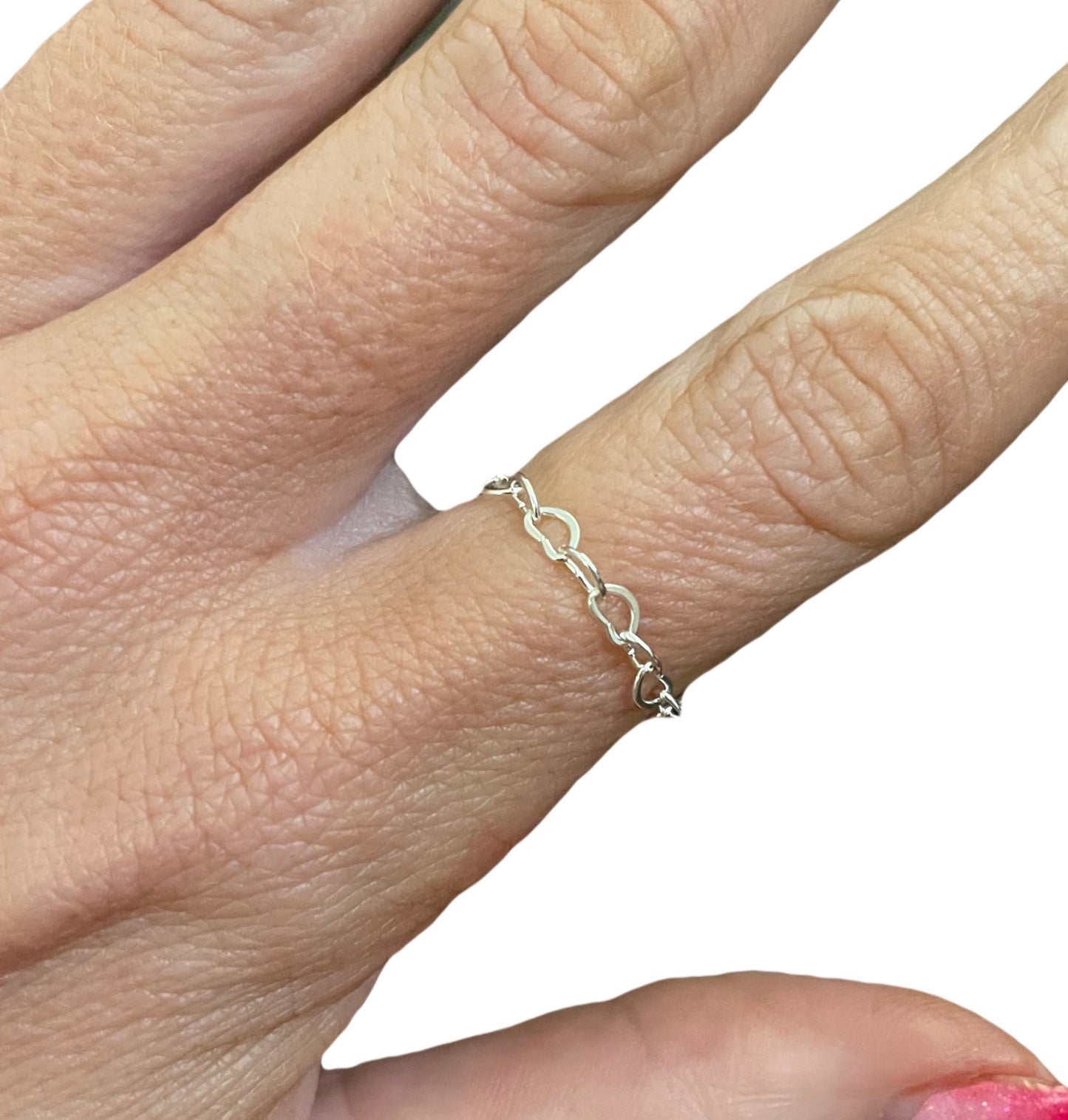 Heart Bolo Ring - Solid Sterling Silver