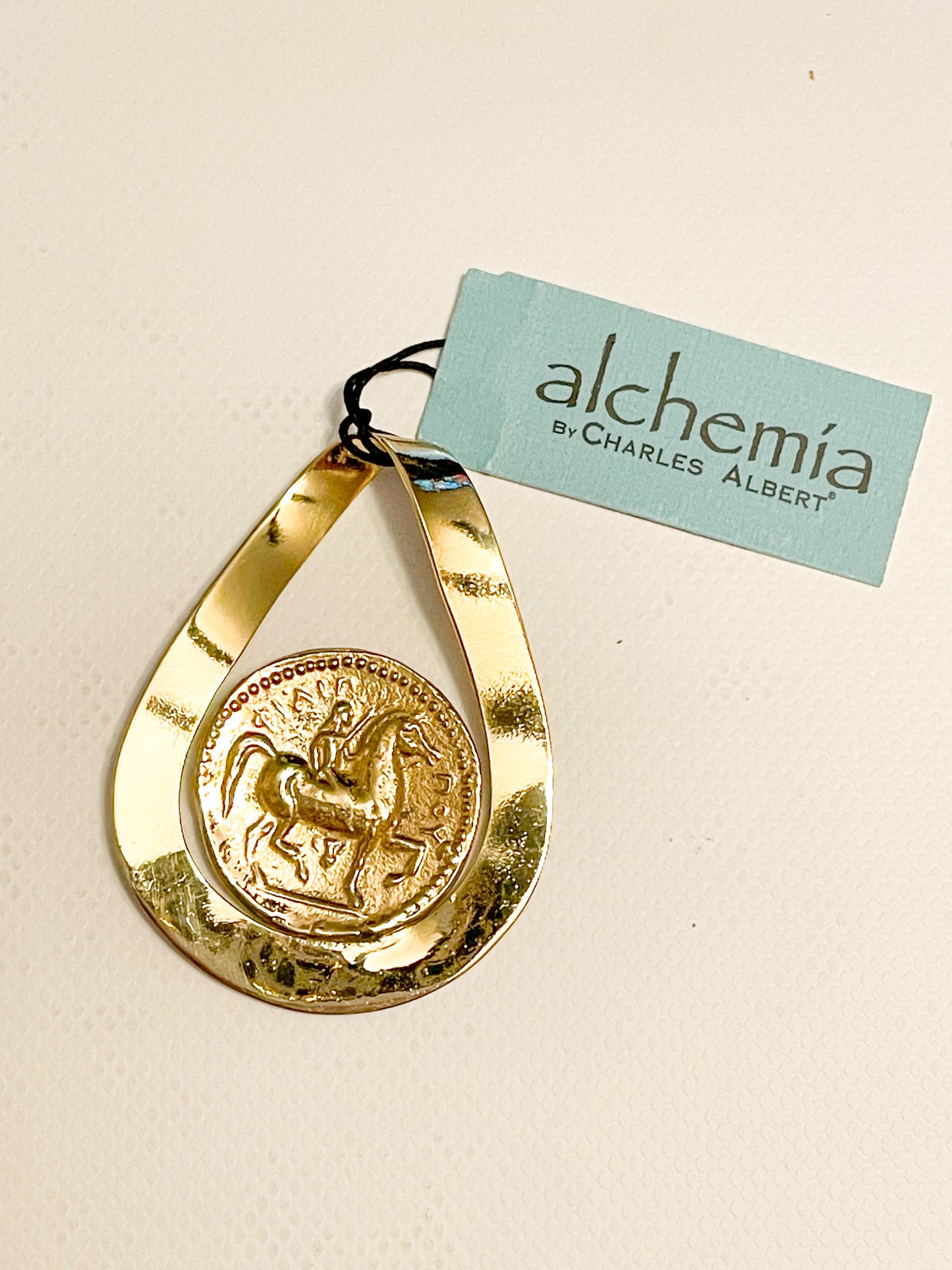 Greek Coin Pendant- Alchemia