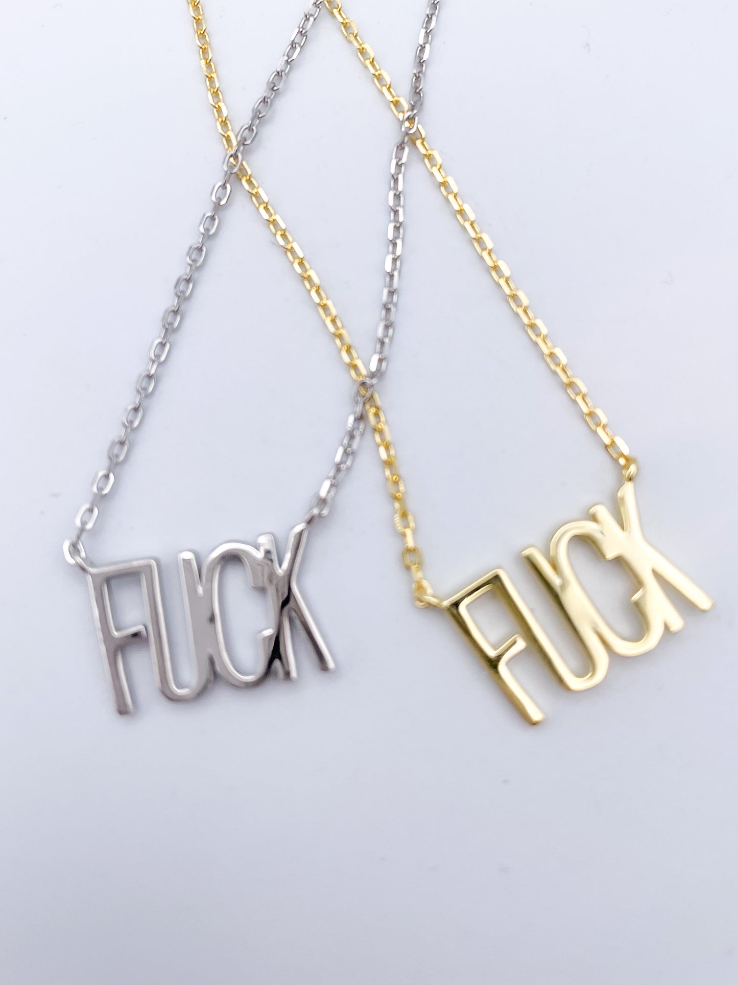 F@@@ Necklace- Solid Sterling Silver