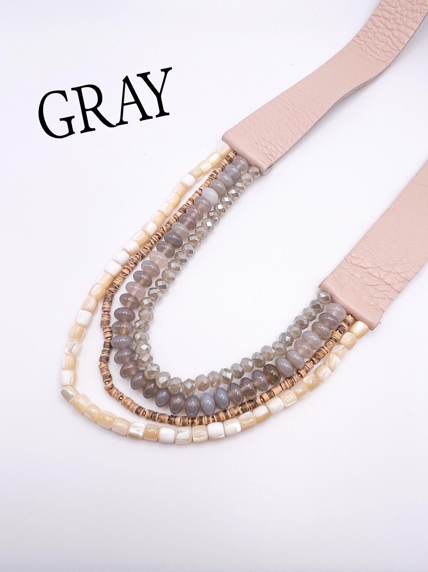 Leather Statement Necklace