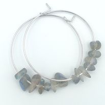 Lightweigt SSS Hoops - Labradorite