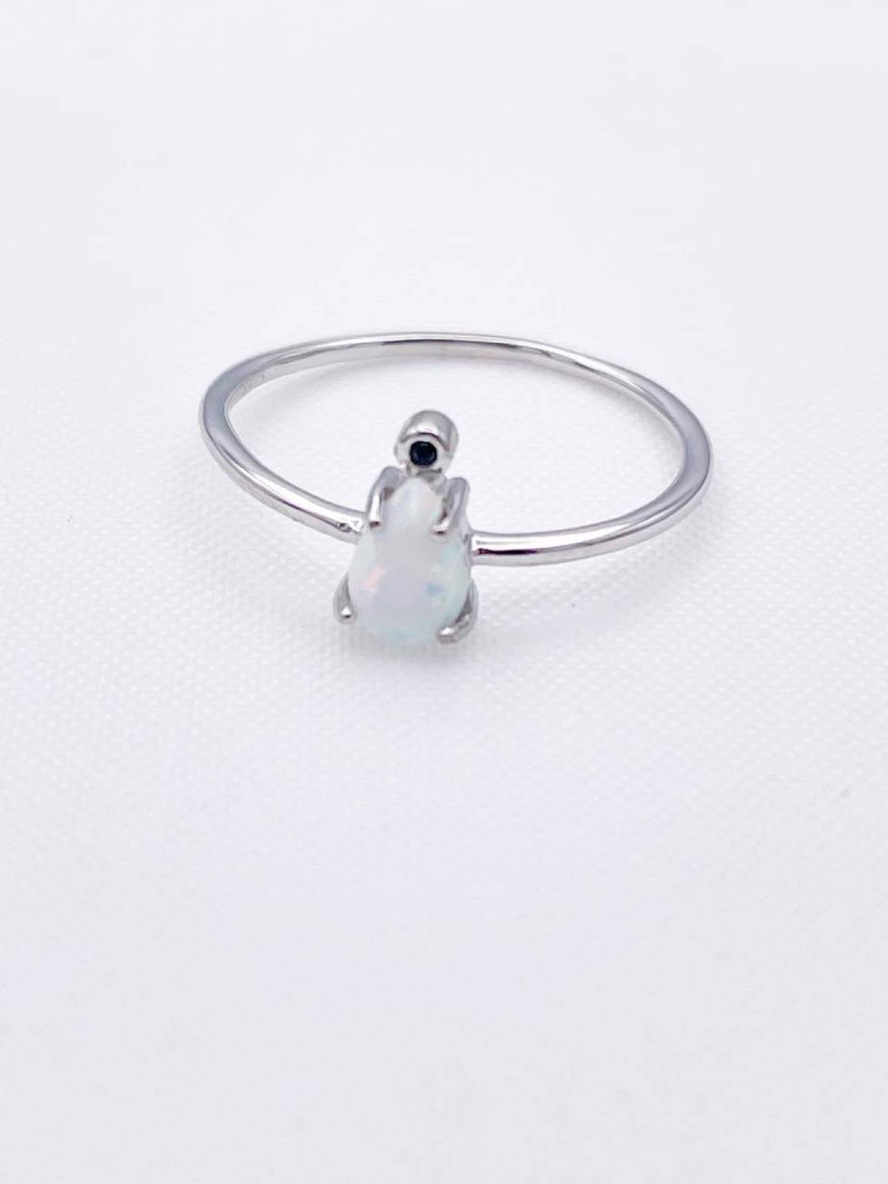Prong Set Single Opal Sized Ring - SSS