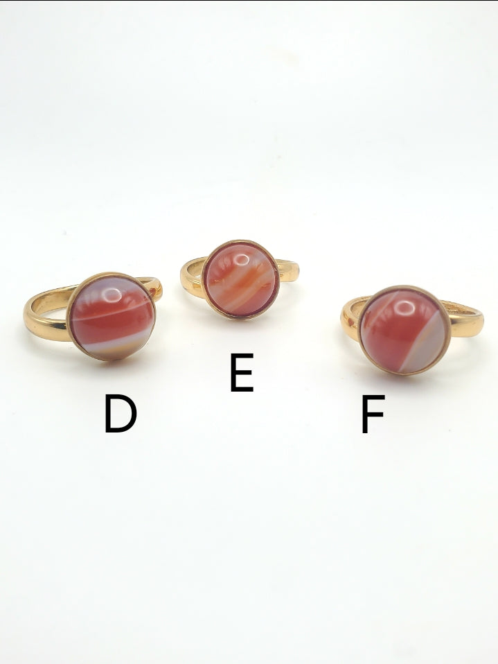 Dainty Red Polka Dot Assorted Rings - Alchemia
