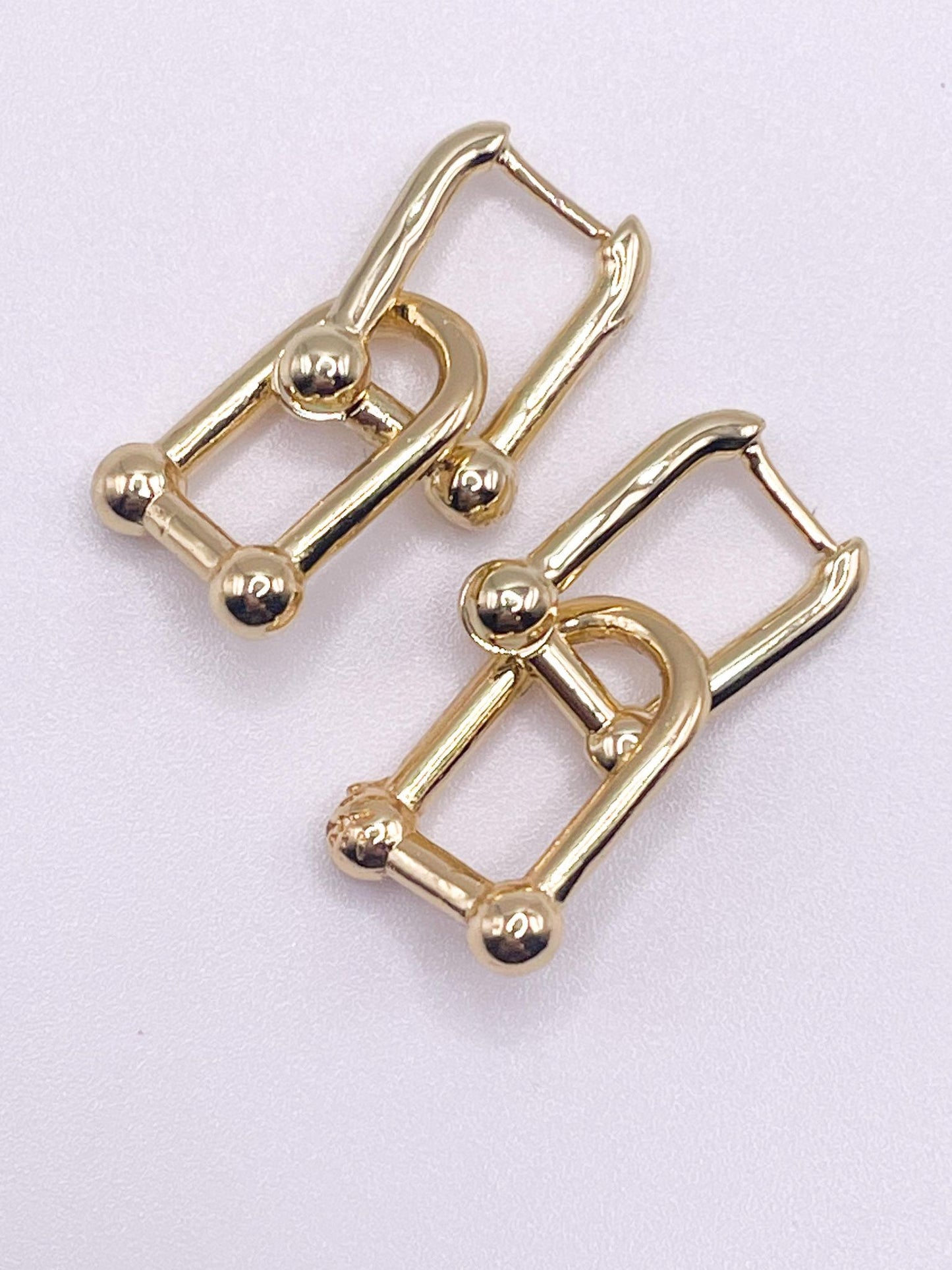 Huggie Anchor Earring - 18k Gold Filled