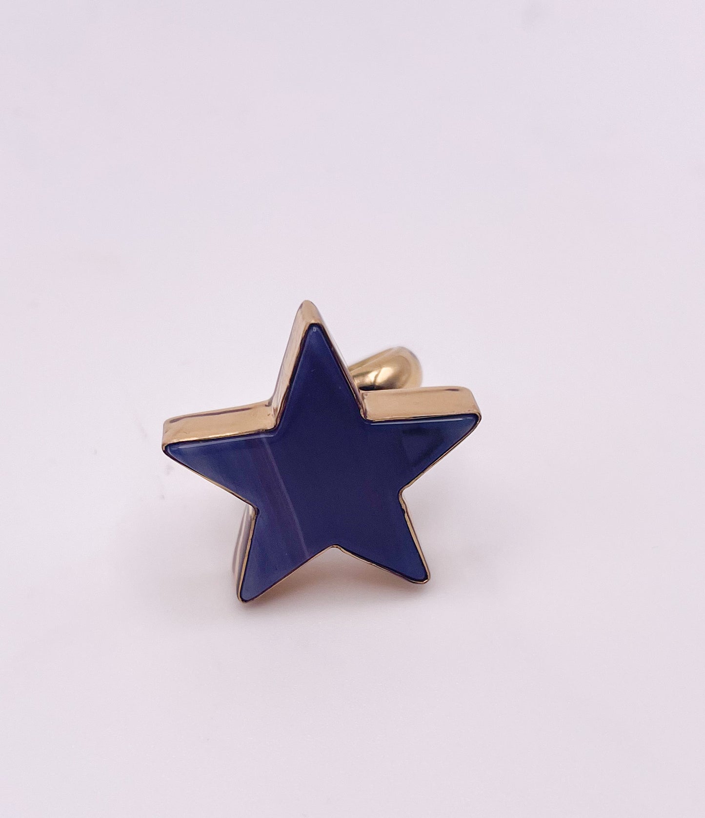 Smaller Agate Star Adjustable Ring-Alchemia