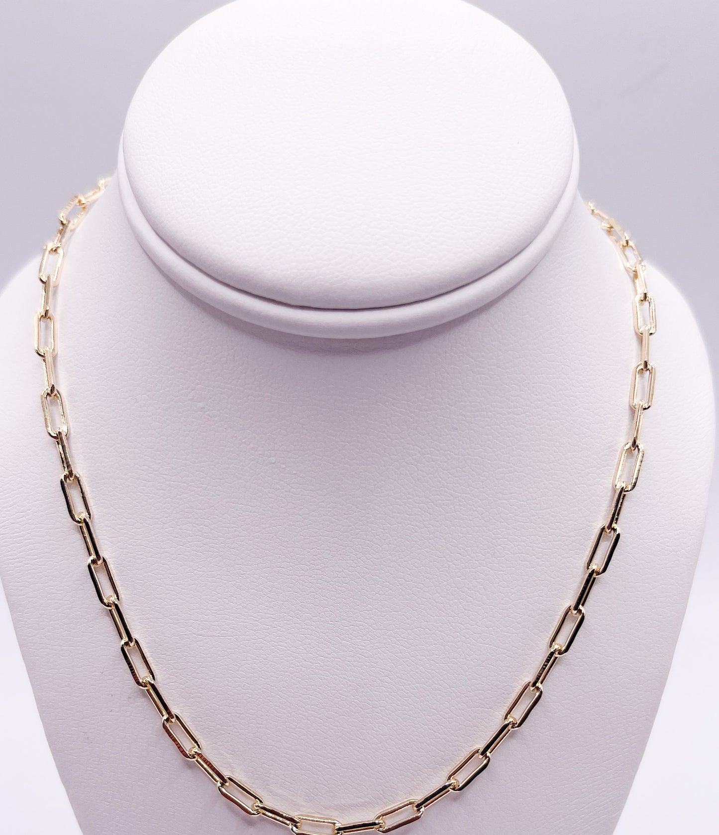 Dainty Oval Link Chain-18k Gold
