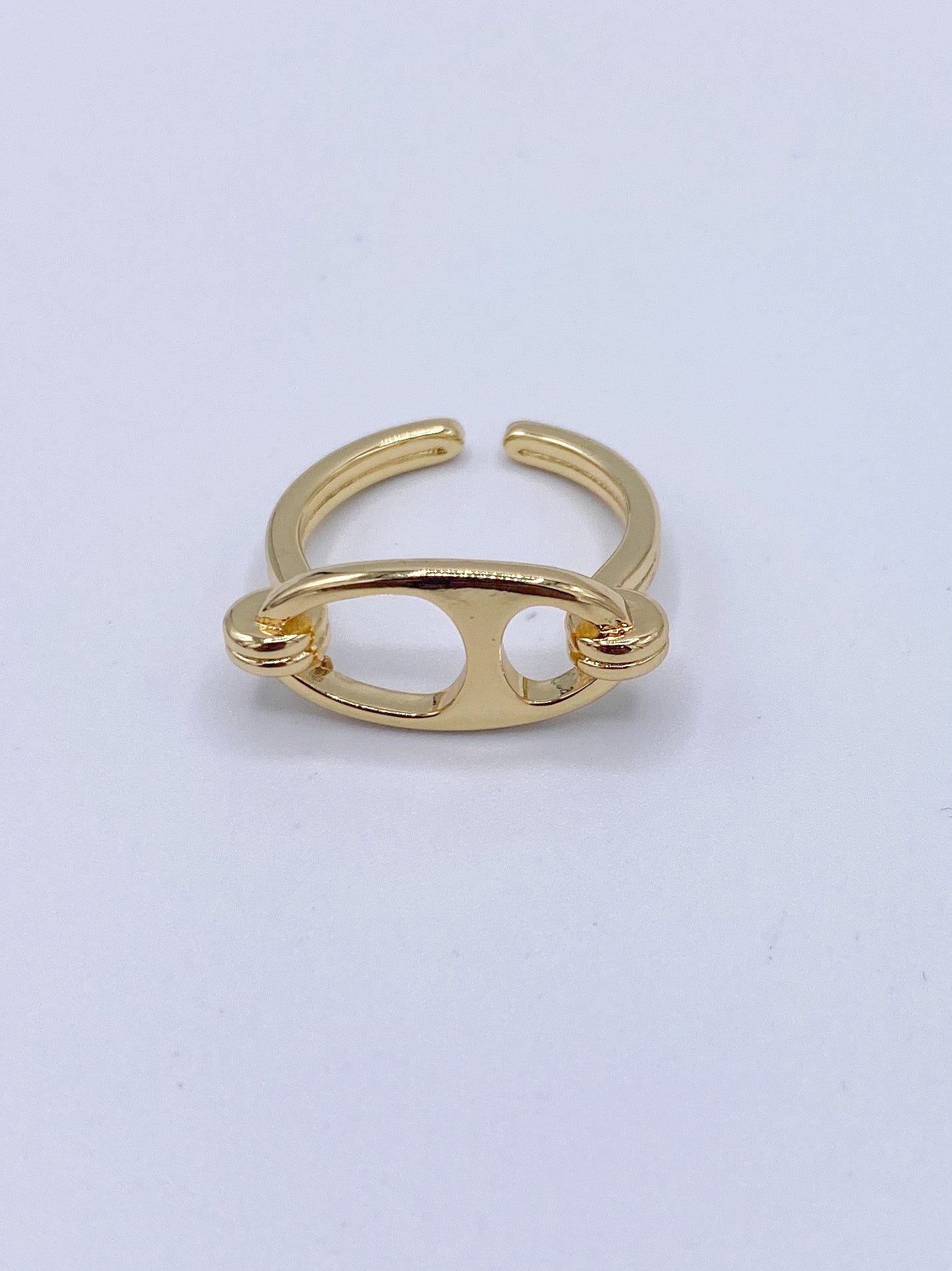 Puff Mariner Design Rings-18k Gold filled