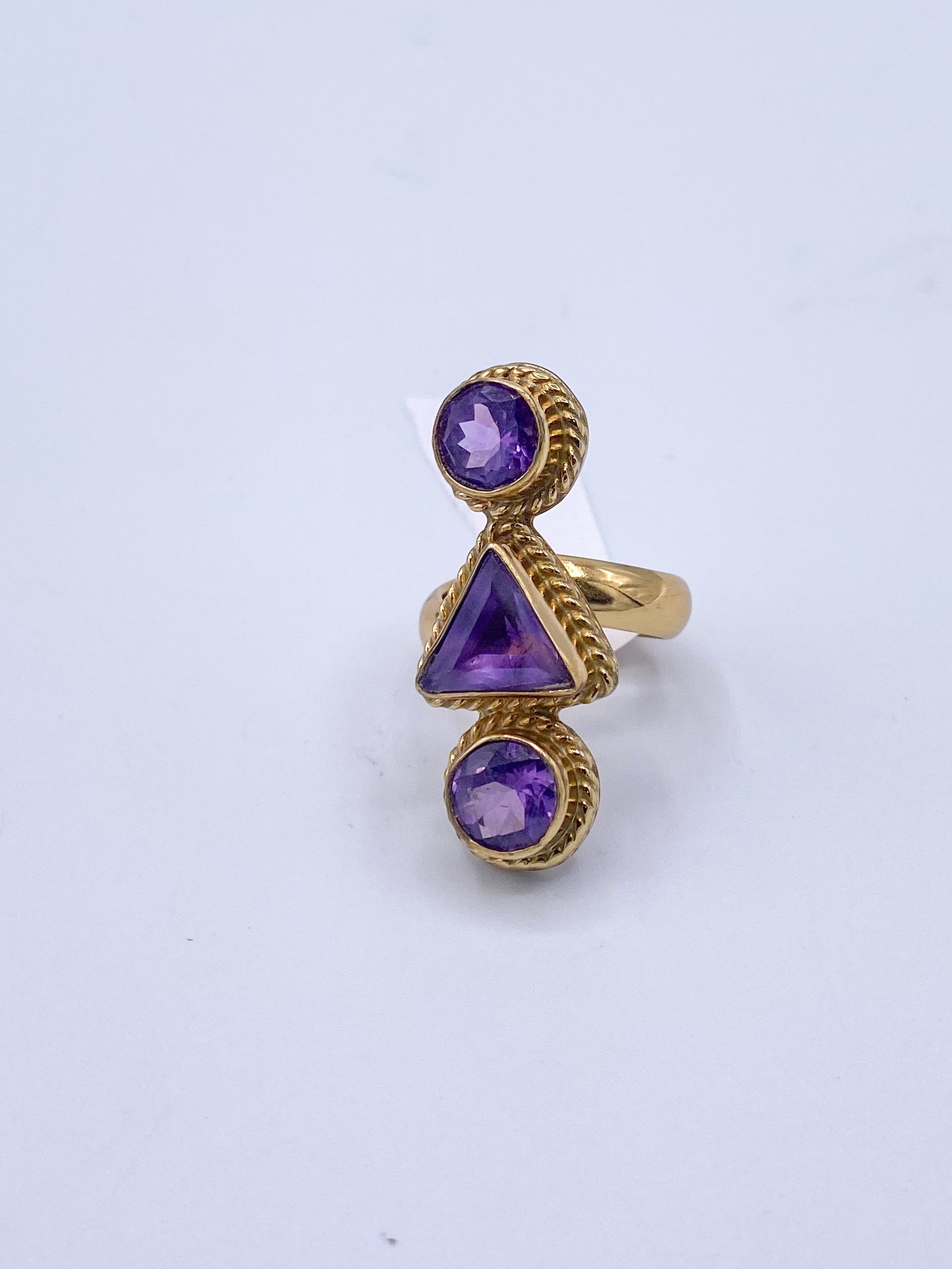 Amethyst Circle Triangle Adjustable Crawler-Alchemia