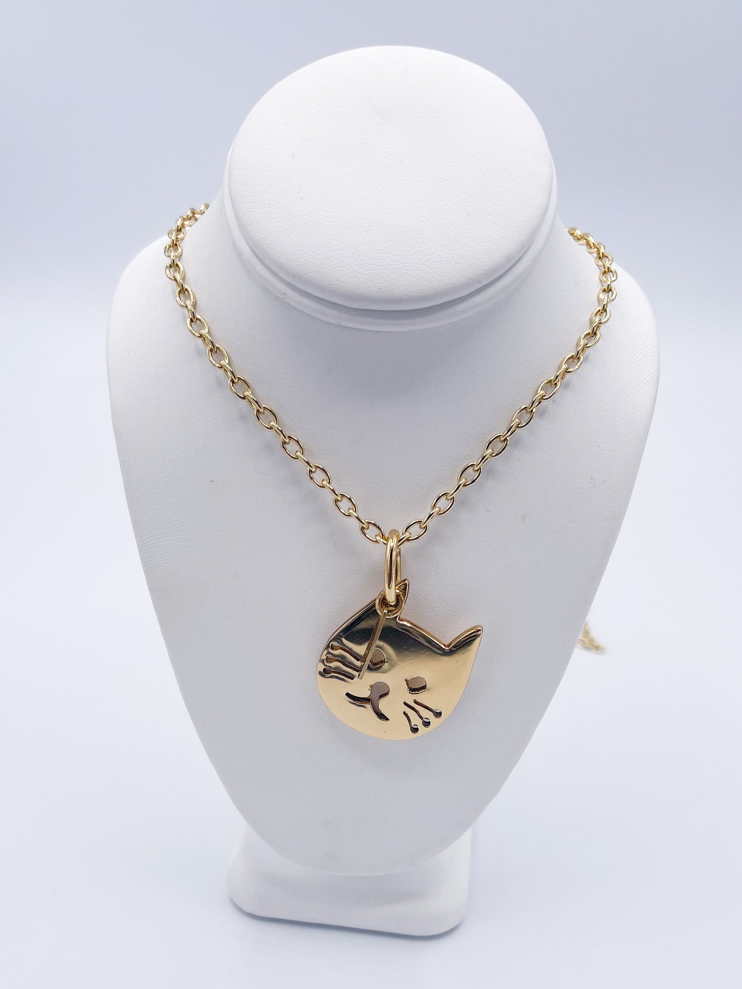 Kitty Face Pendant-Alchemia