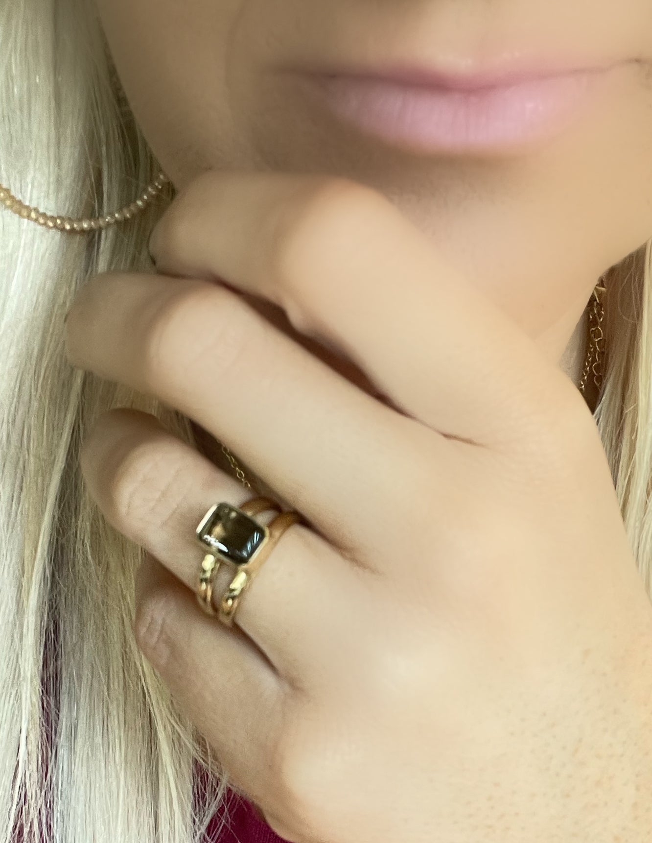 Smokey Quartz Double Band -Alchemia