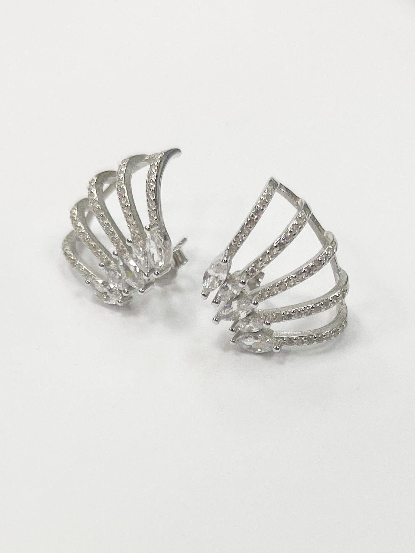 Silver Crawlers Studs-Solid Sterling Silver