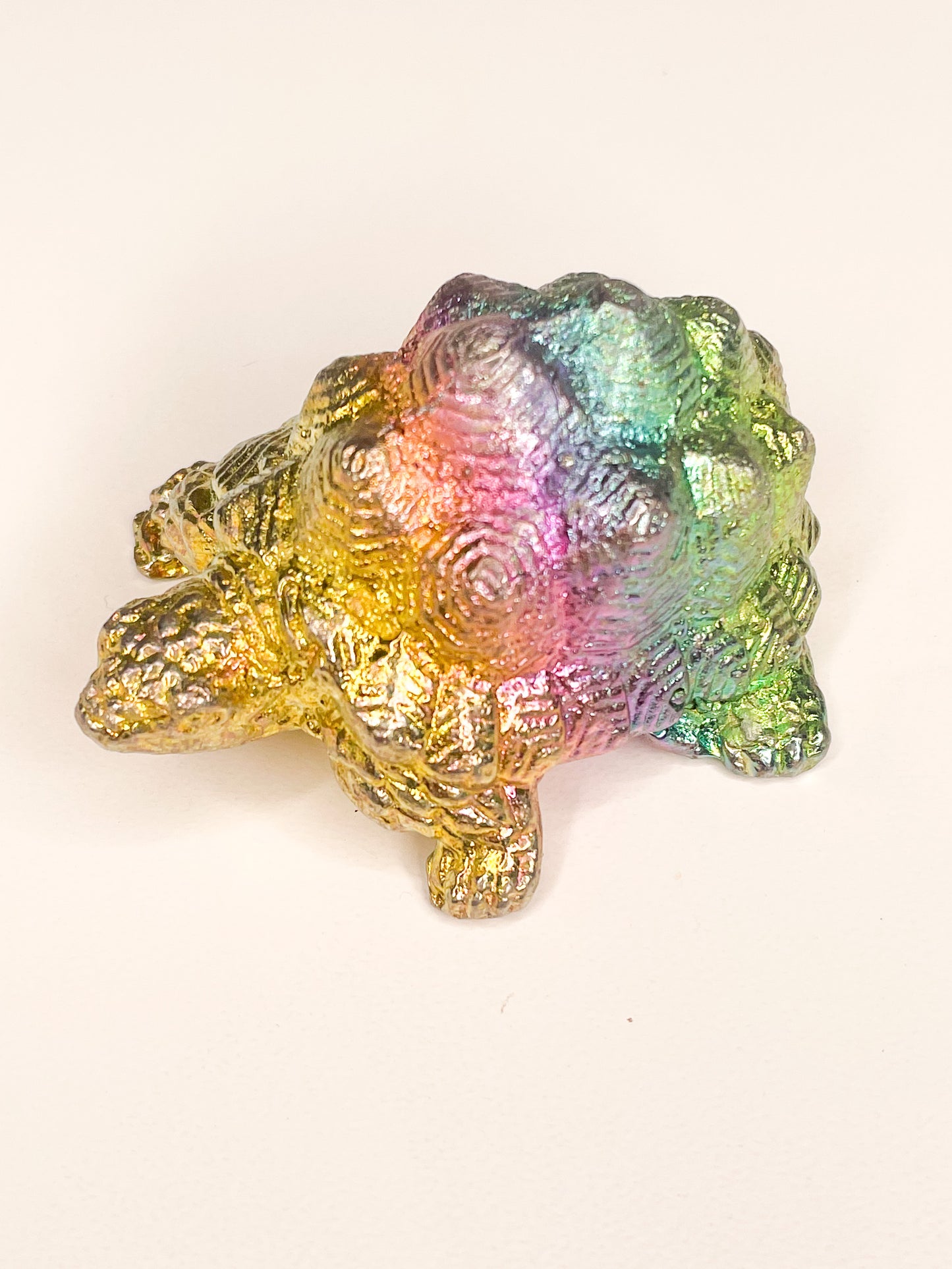 Bismuth Turtle - Natural Stone