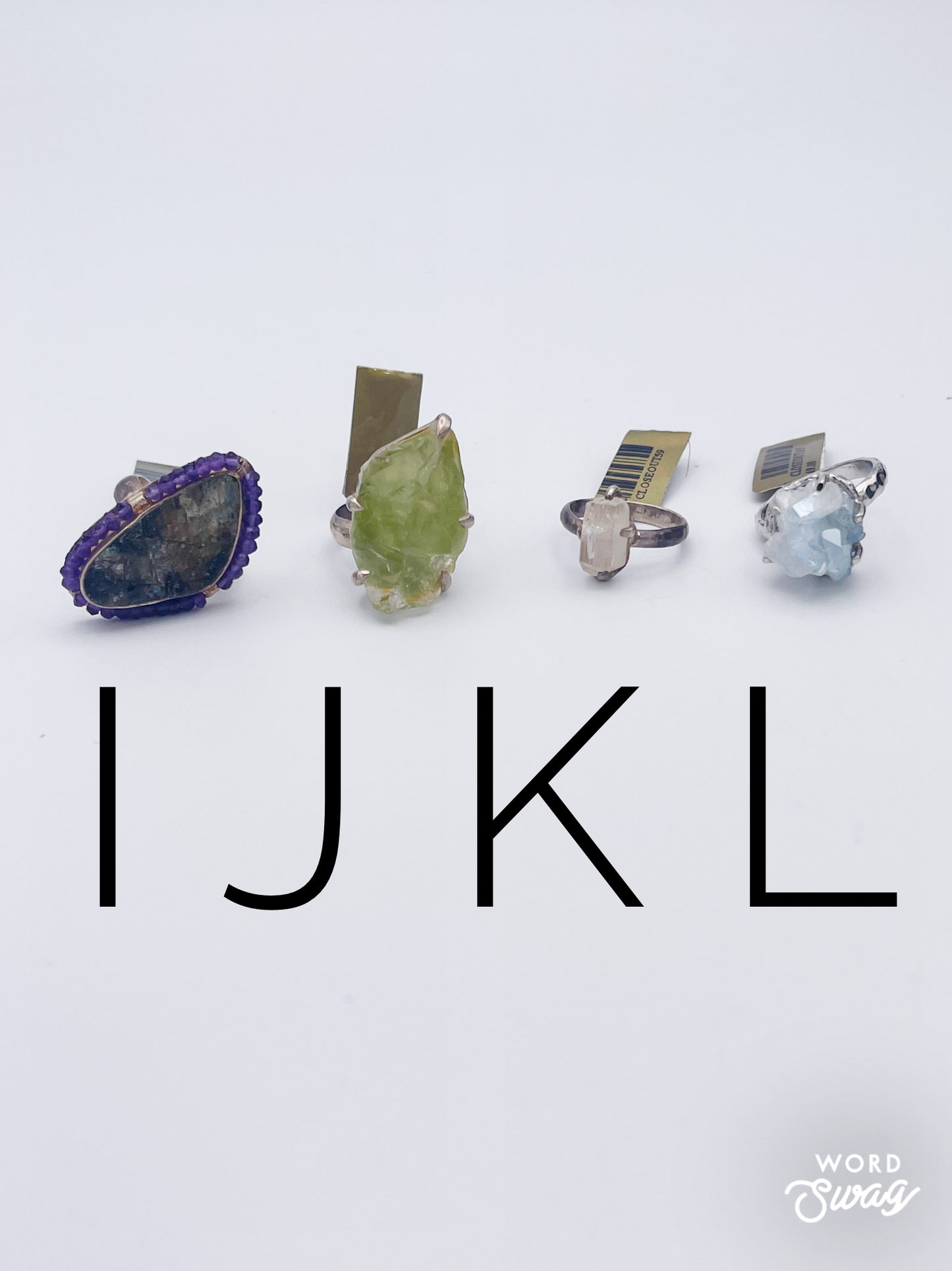 Mix Of Raw Rings-Solid Sterling Silver