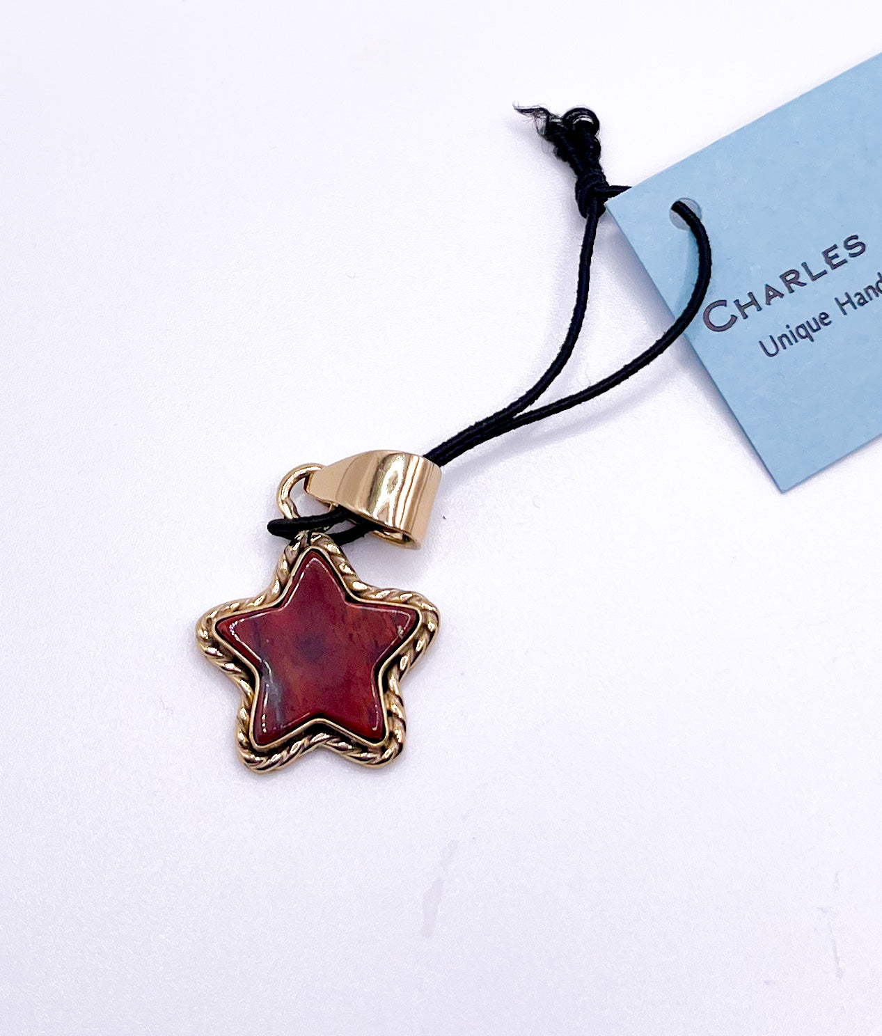 Rainbow Jasper Star Pendant-Alchemia