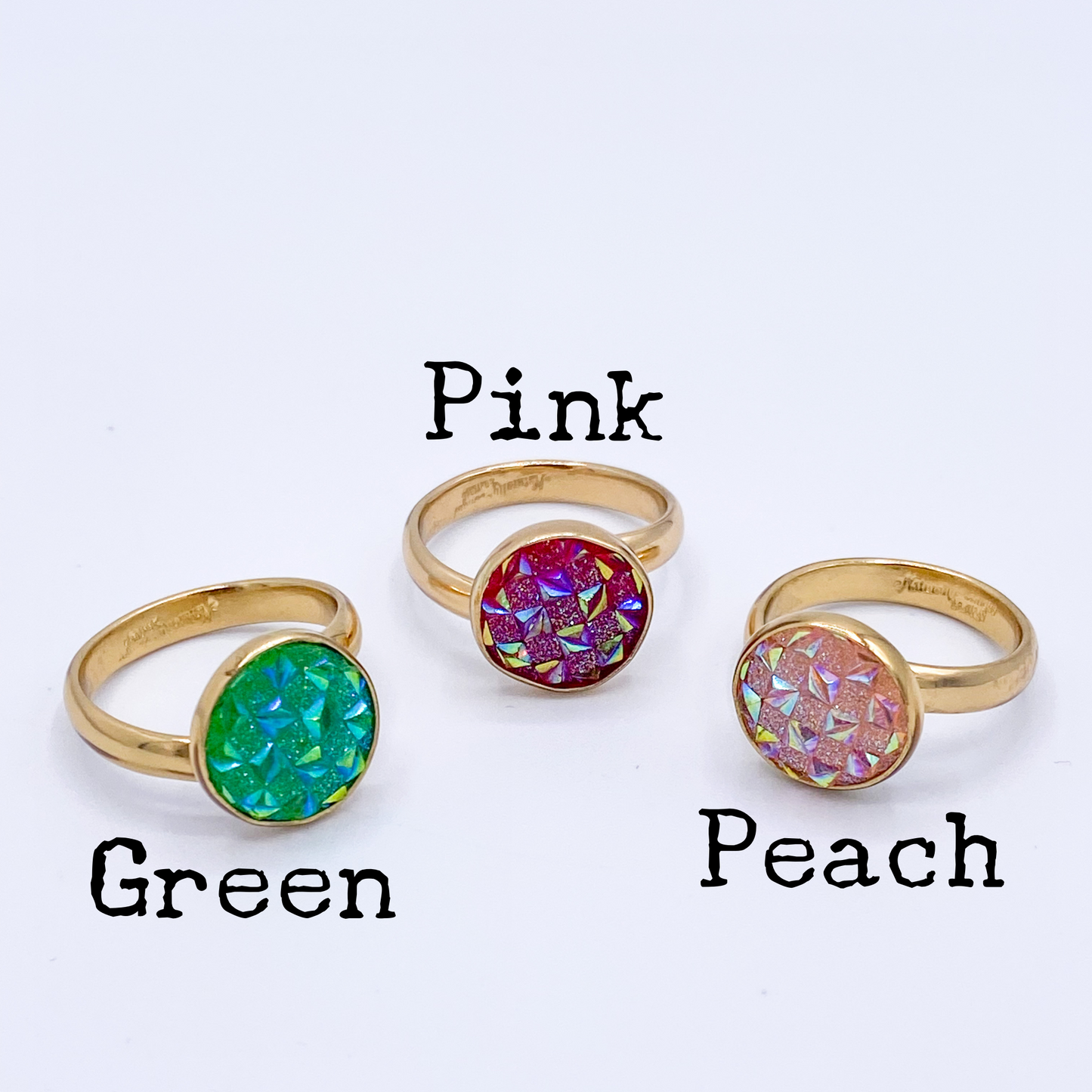 Spiked Colorful Resin Ring - Alchemia