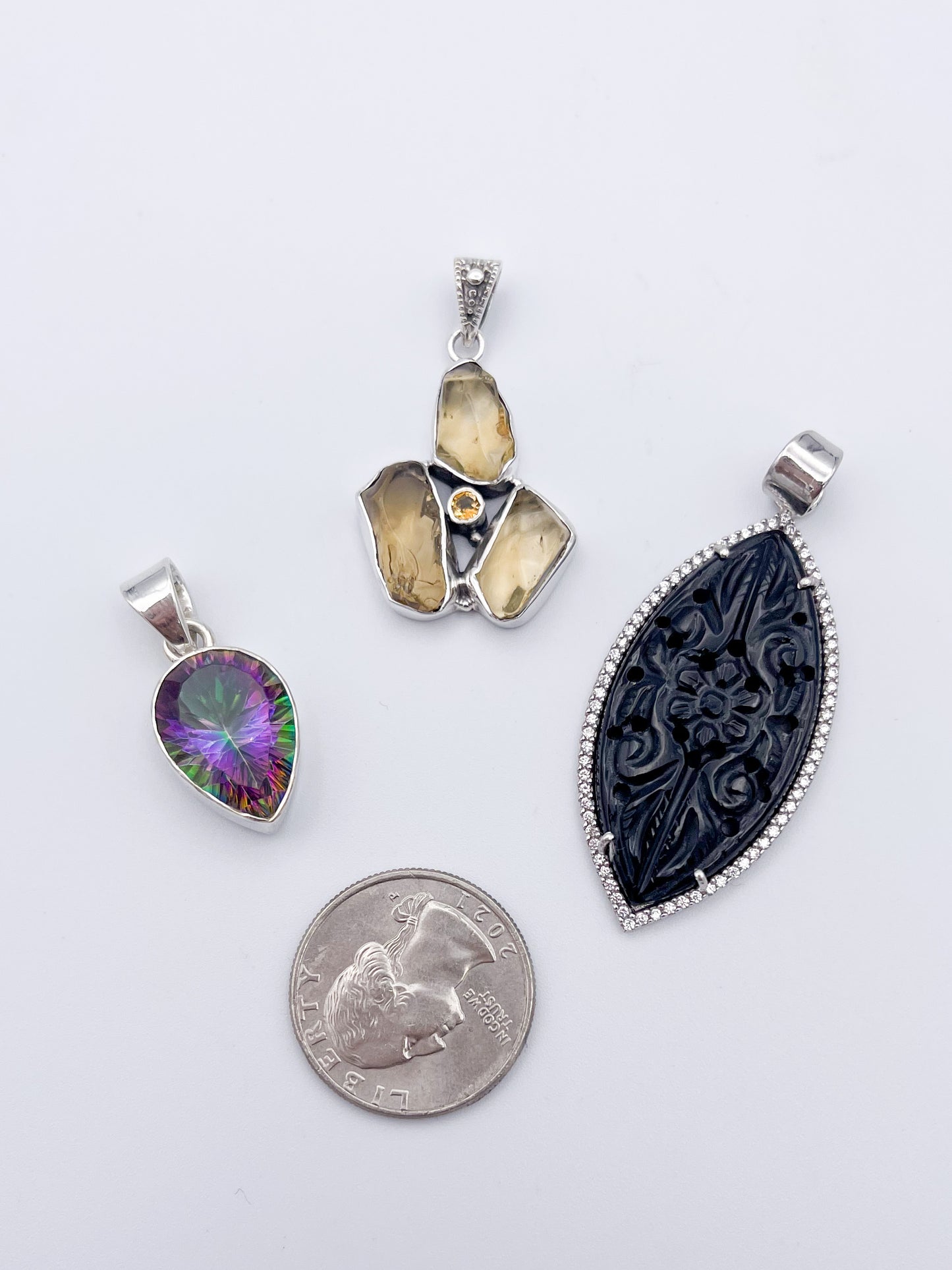 Silver Pendants Mix-Solid Sterling Silver