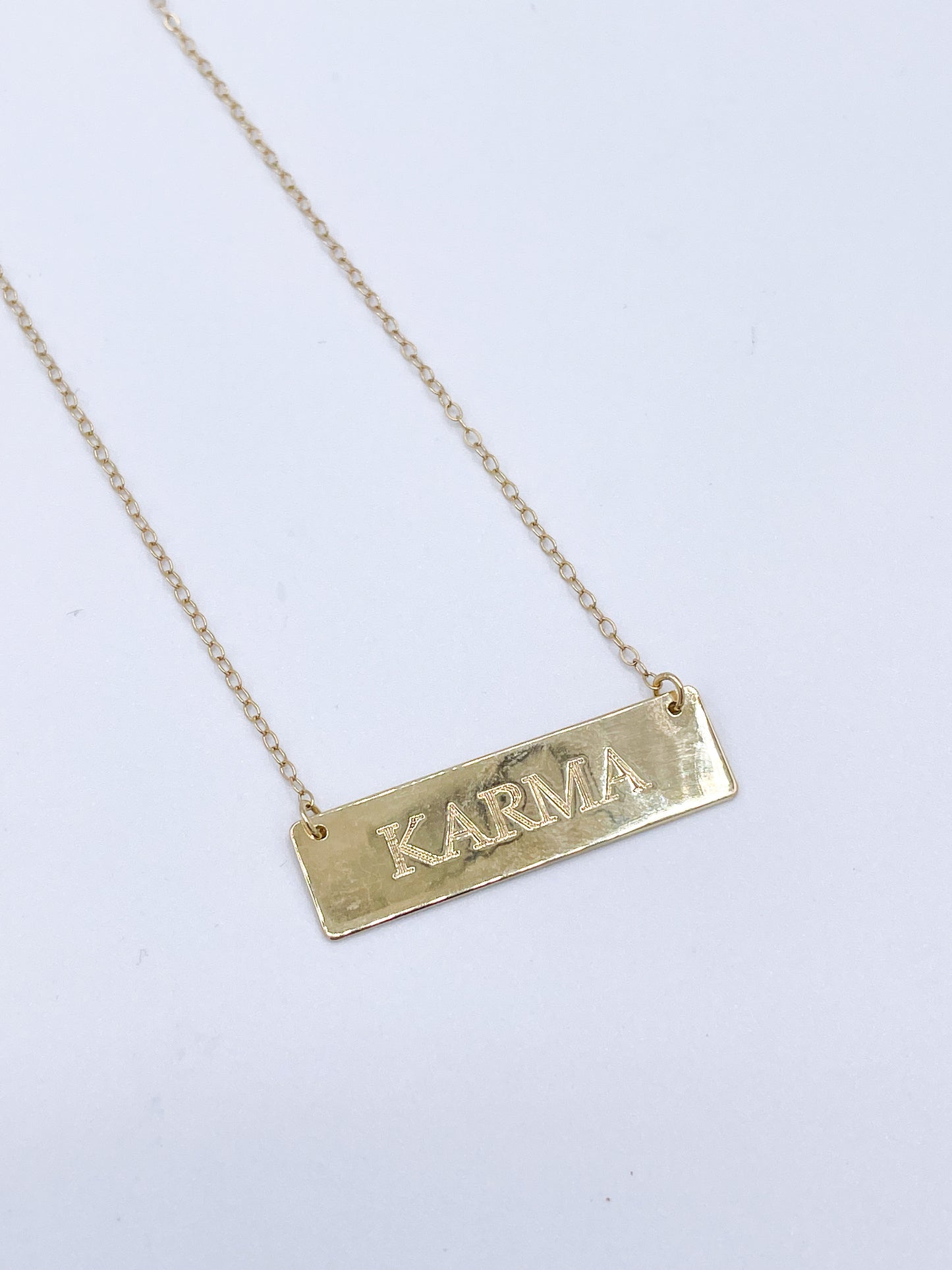 Karma Necklace - Both Metals