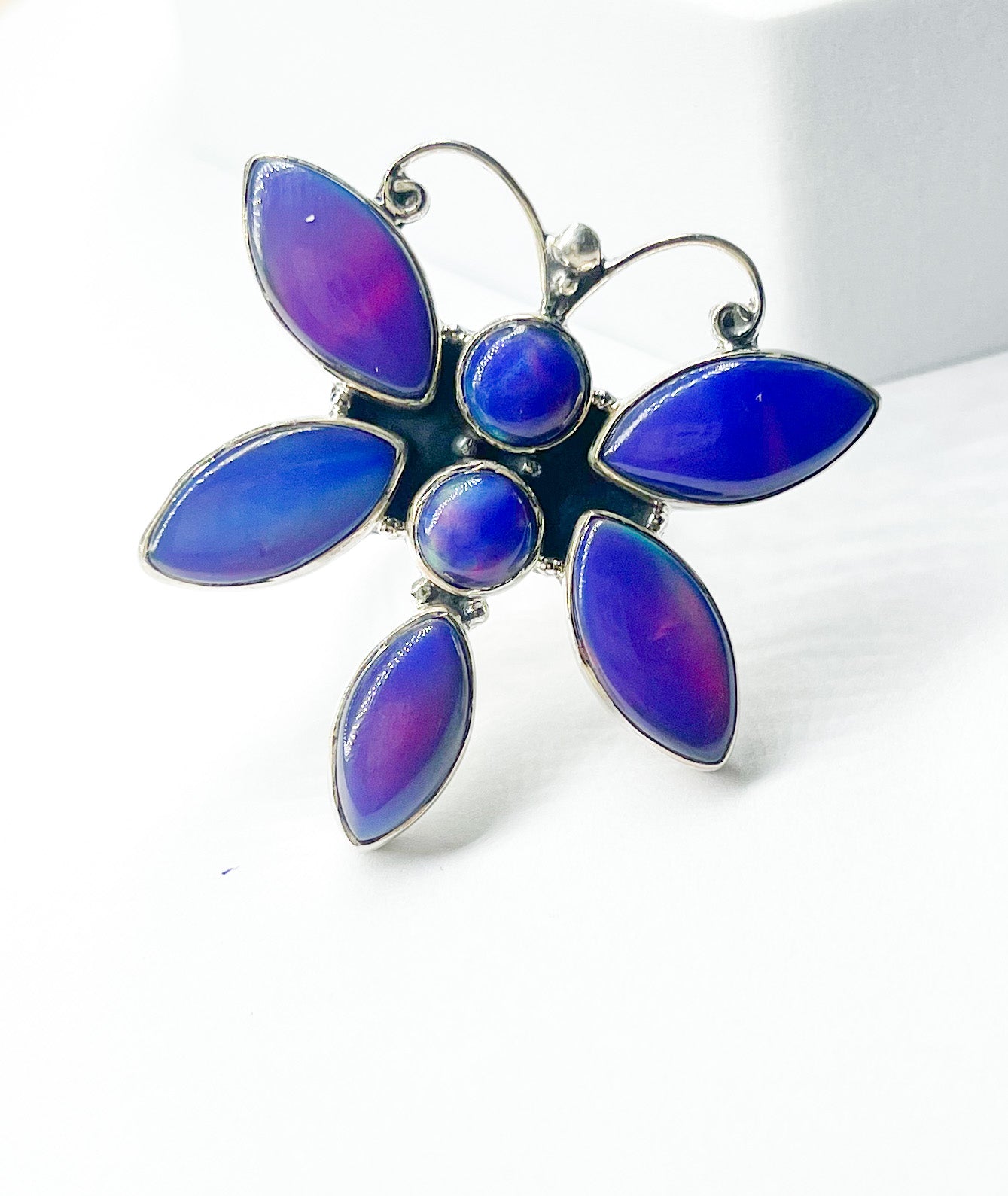 Galaxy Dragonfly Ring-Solid Sterling Silver