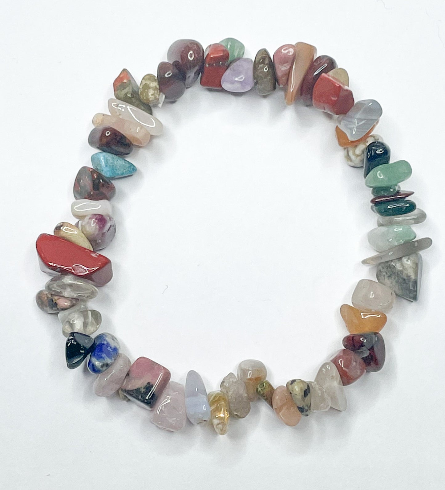 Chip Multi Stone Stretch Bracelet - 100