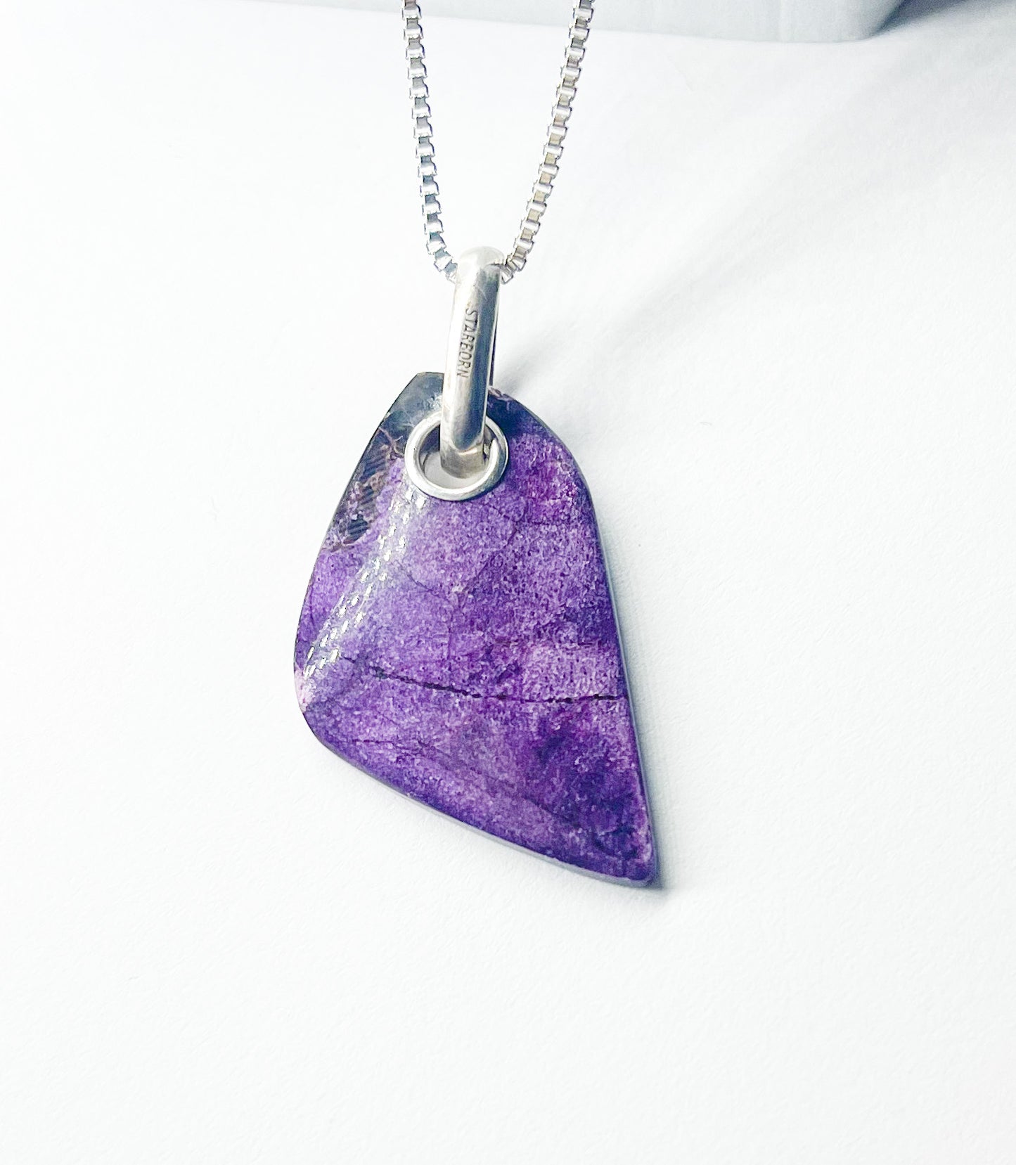 Purple Agate Pendant -Starborn