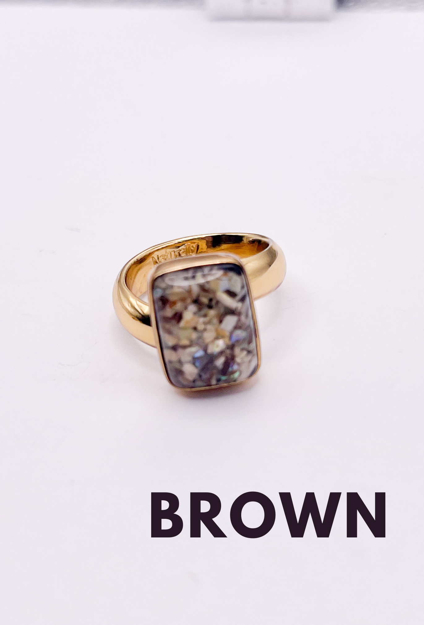 Opal Resin Adjustable Ring - Alchemia