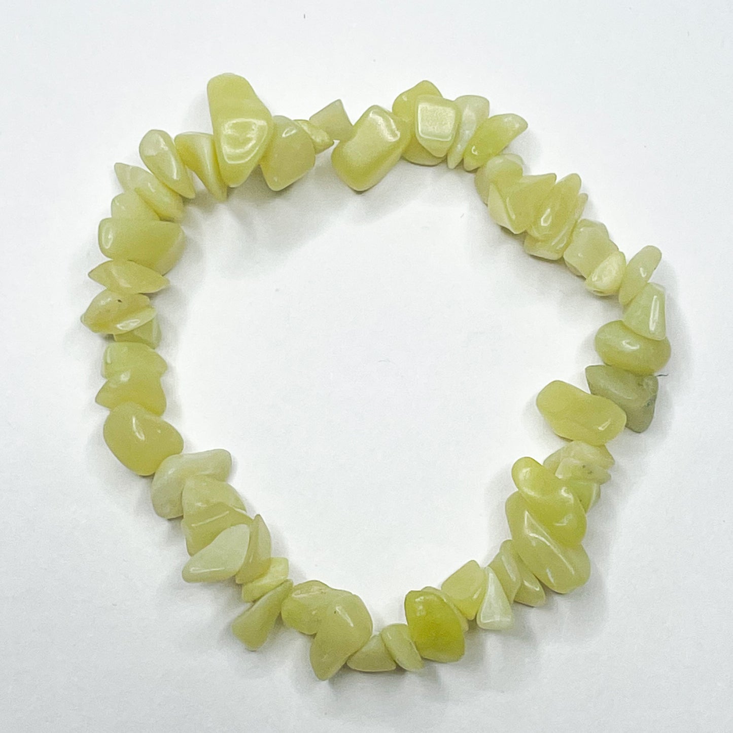 Yellow Jade - Chip Bracelet 126