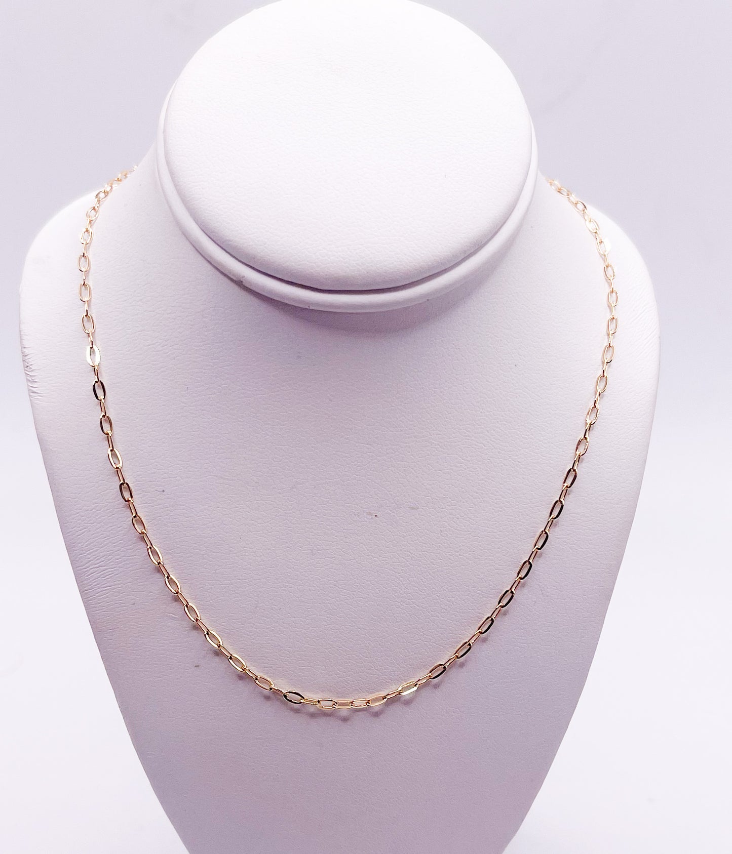 Tiny Link Necklace-18k Gold Filled