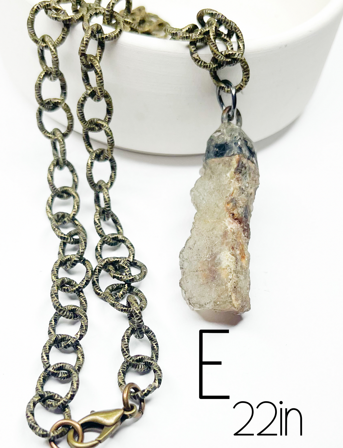 Stunning Round Of Grunge Necklace-Boho Grunge