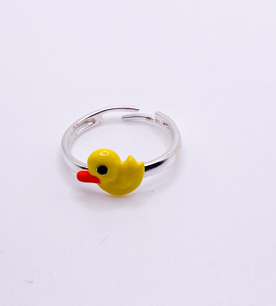 Kids Dainty Ring SSS-Duck