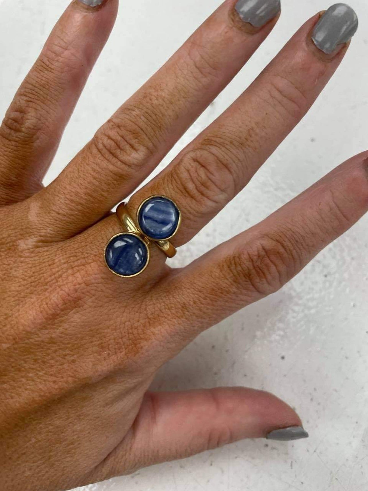 Kyanite Bypass Ring-Alchemia
