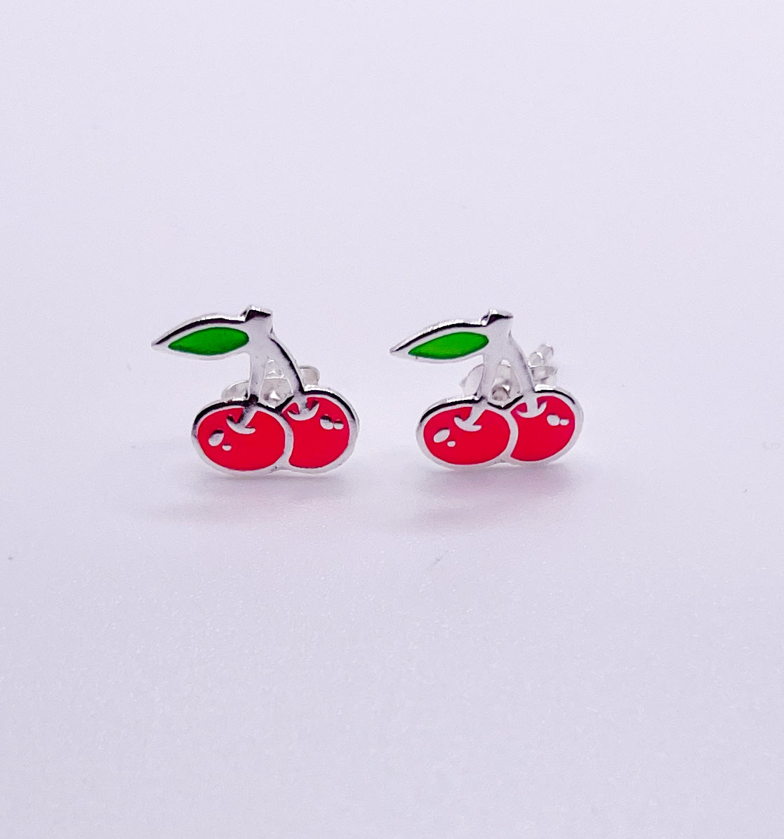 Kids Dainty Studs SSS-Cherries