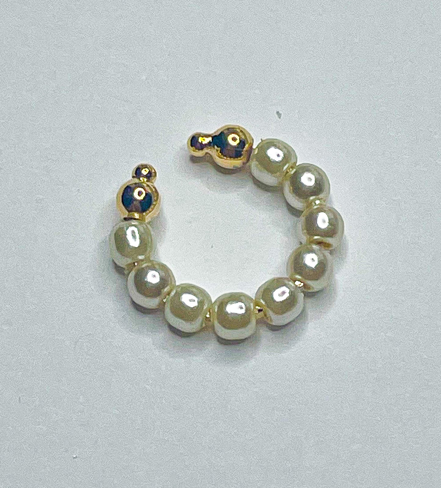 Single Pearl Ear Cuff-18k Gold Filled