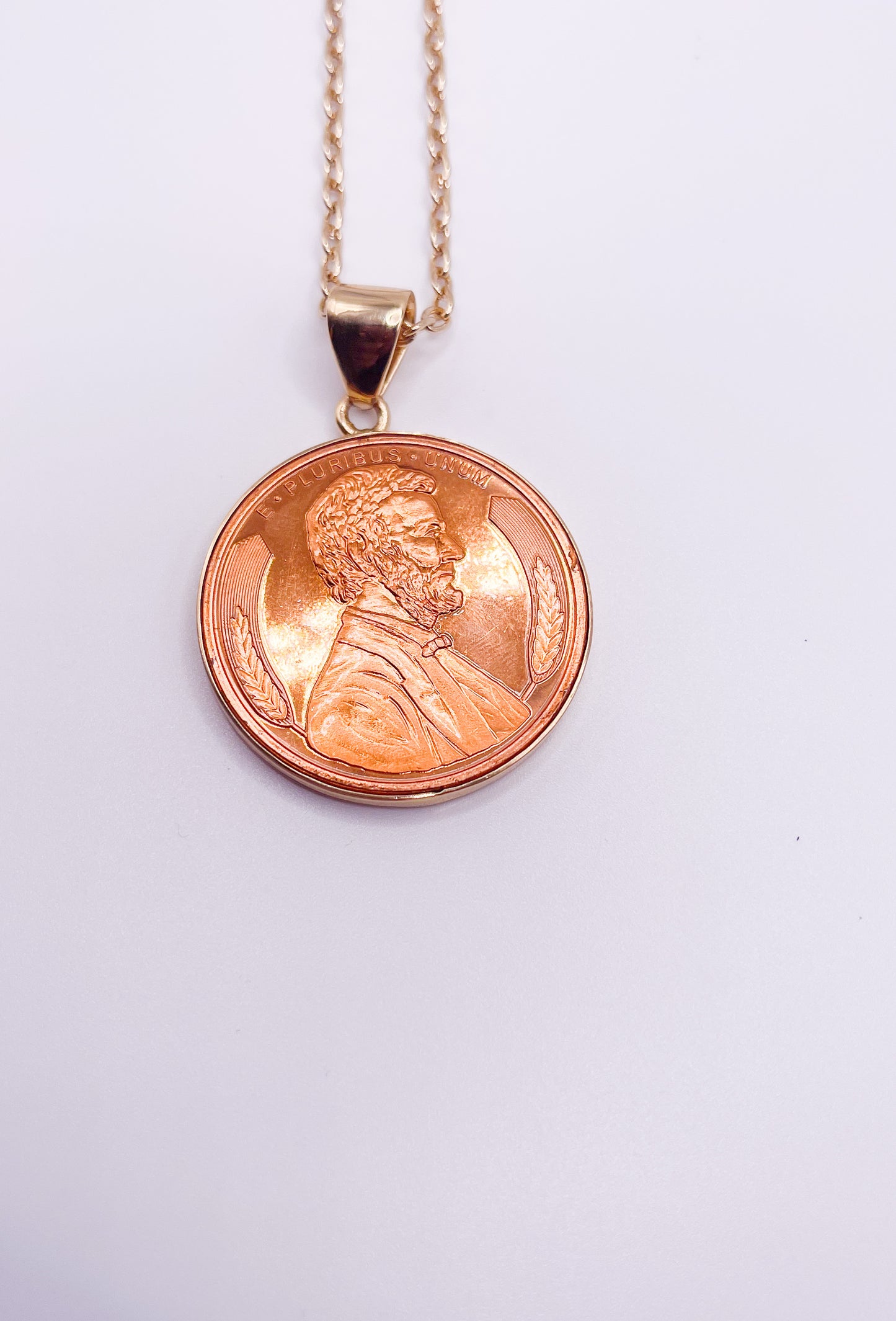 Lincoln Penny Pendnant-Alchemia