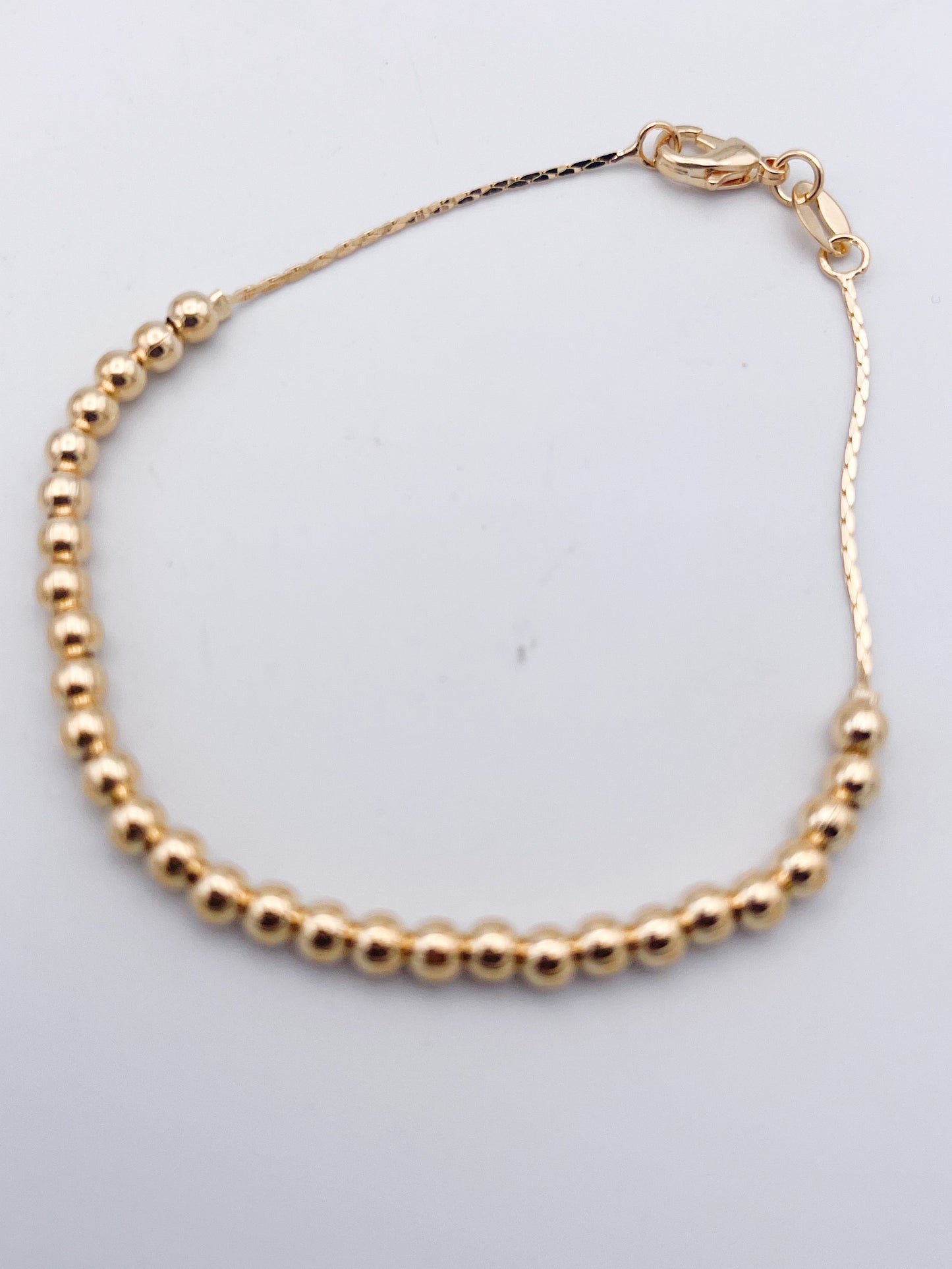bubble bracelet-18k Gold Filled