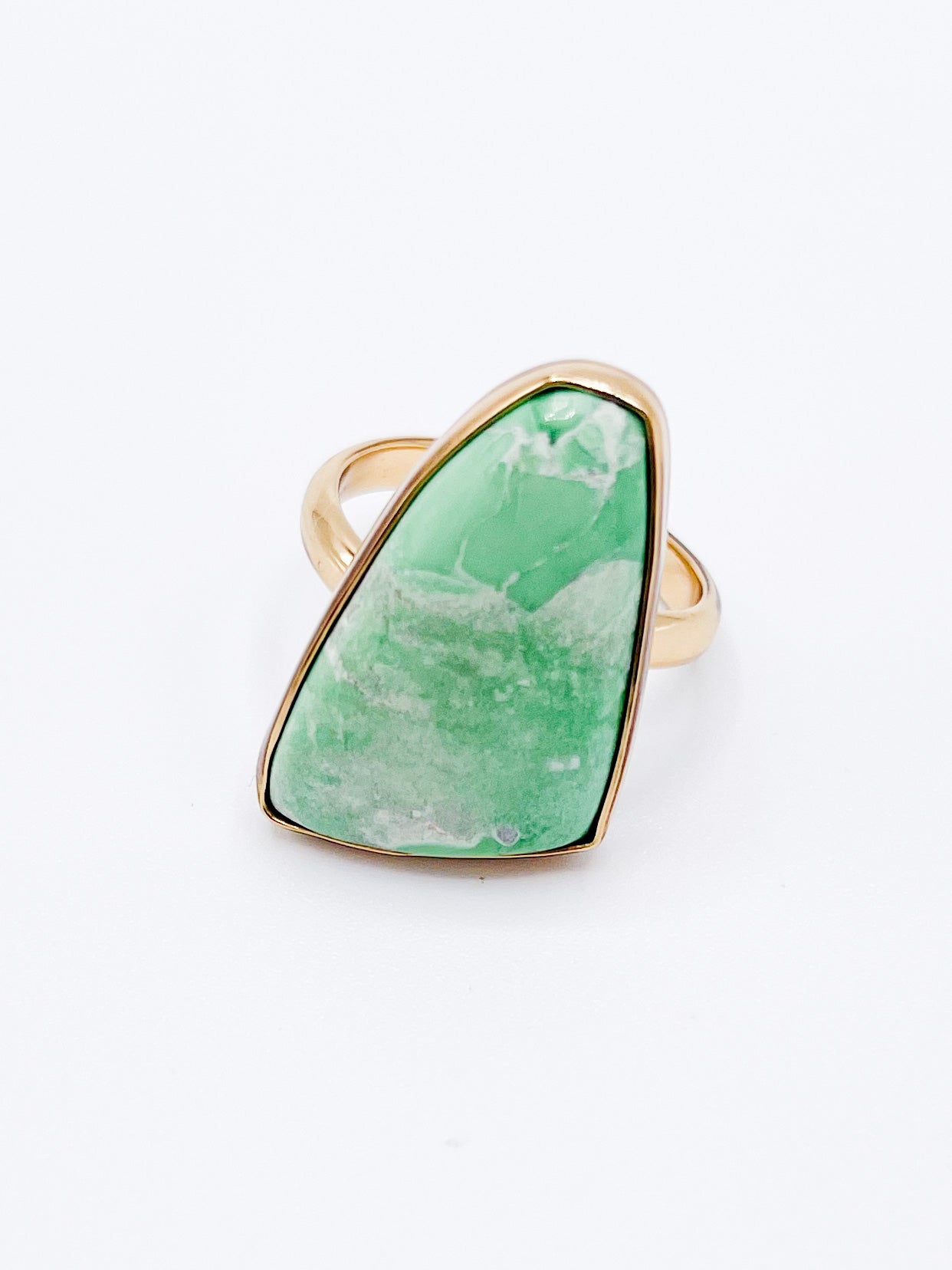 Chrysoprase Adjustable Ring-Alchemia