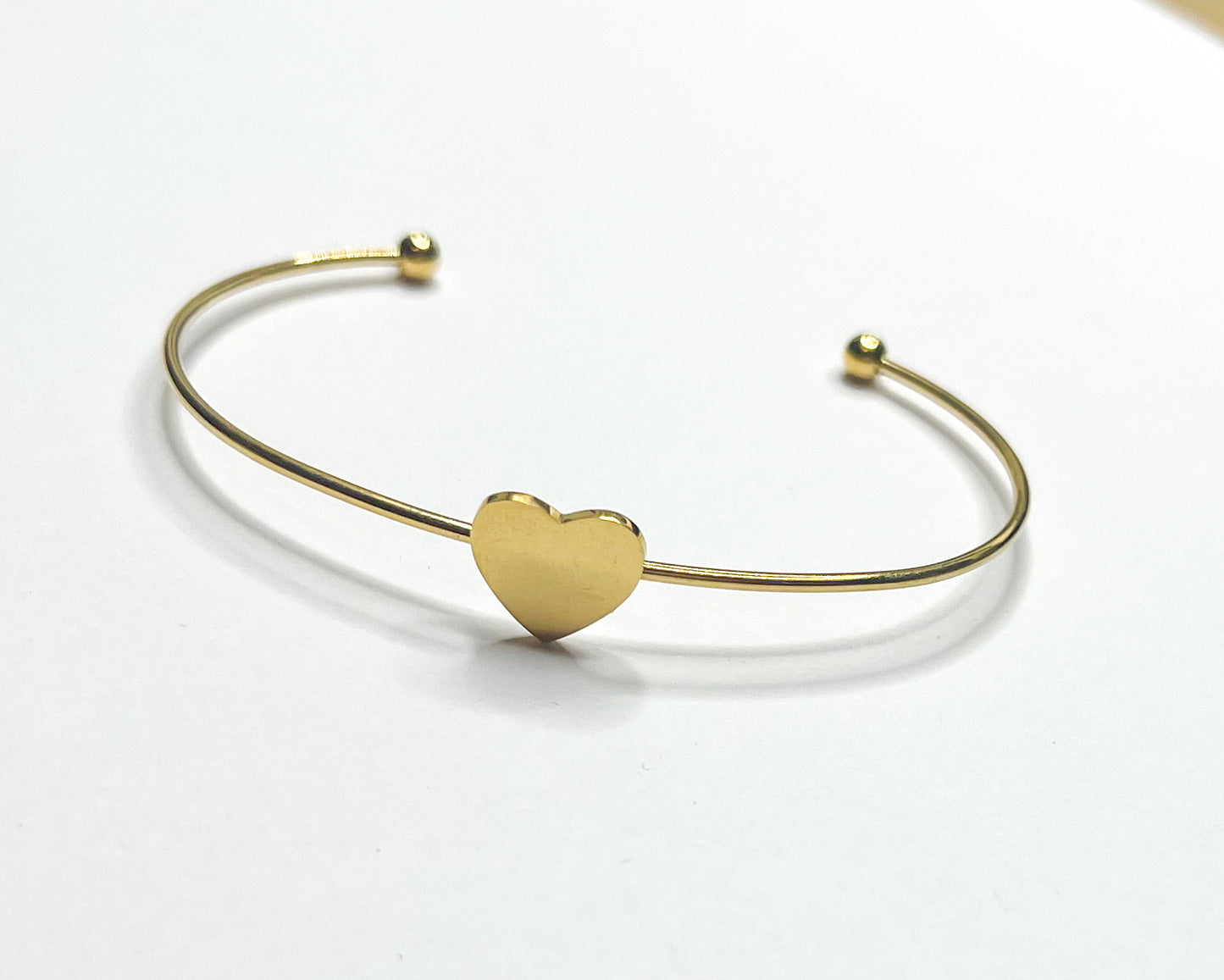 Heart Cuff - 18k Gold Filled