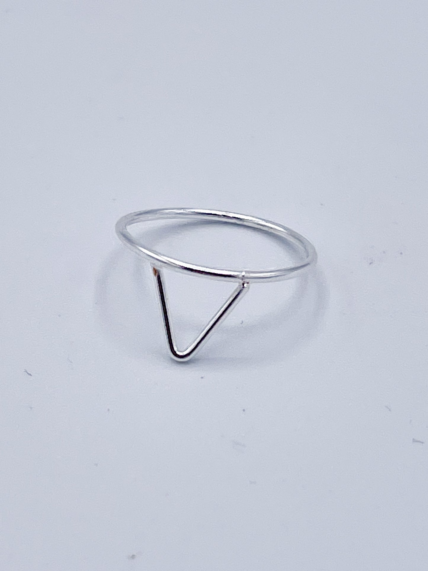 Open Arrow Sized Rings- Solid Sterling Silver