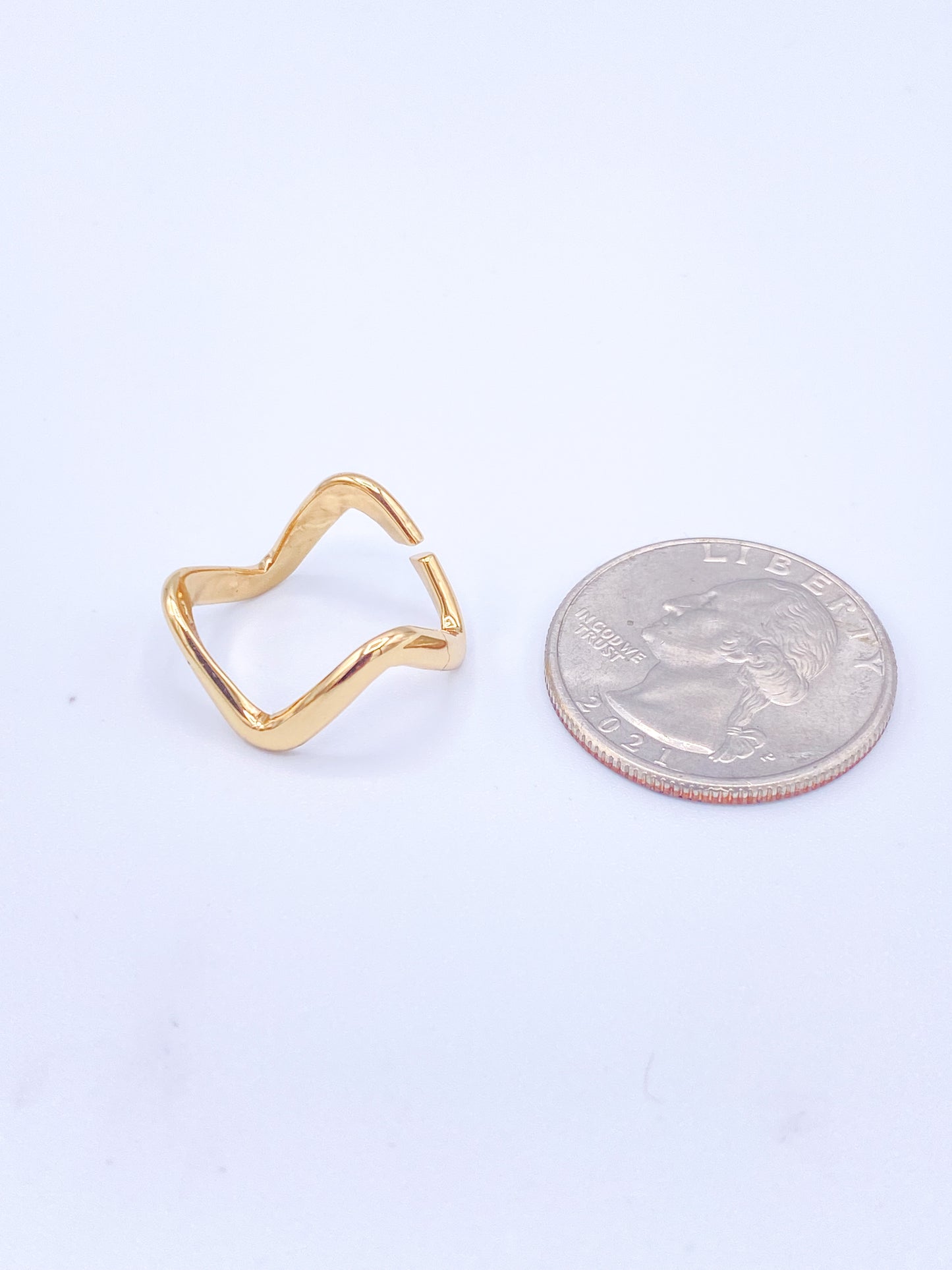 Swoosh Midi Ring - Alchemia