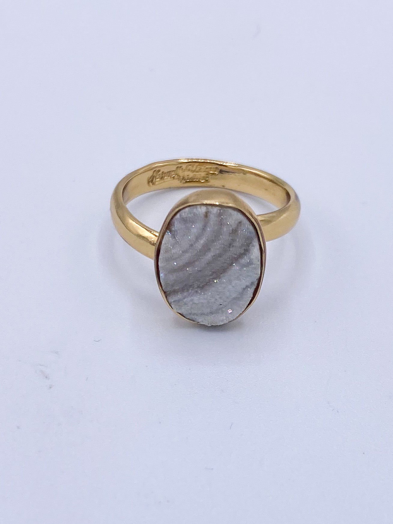 Druzy Dainty Ring -Alchemia