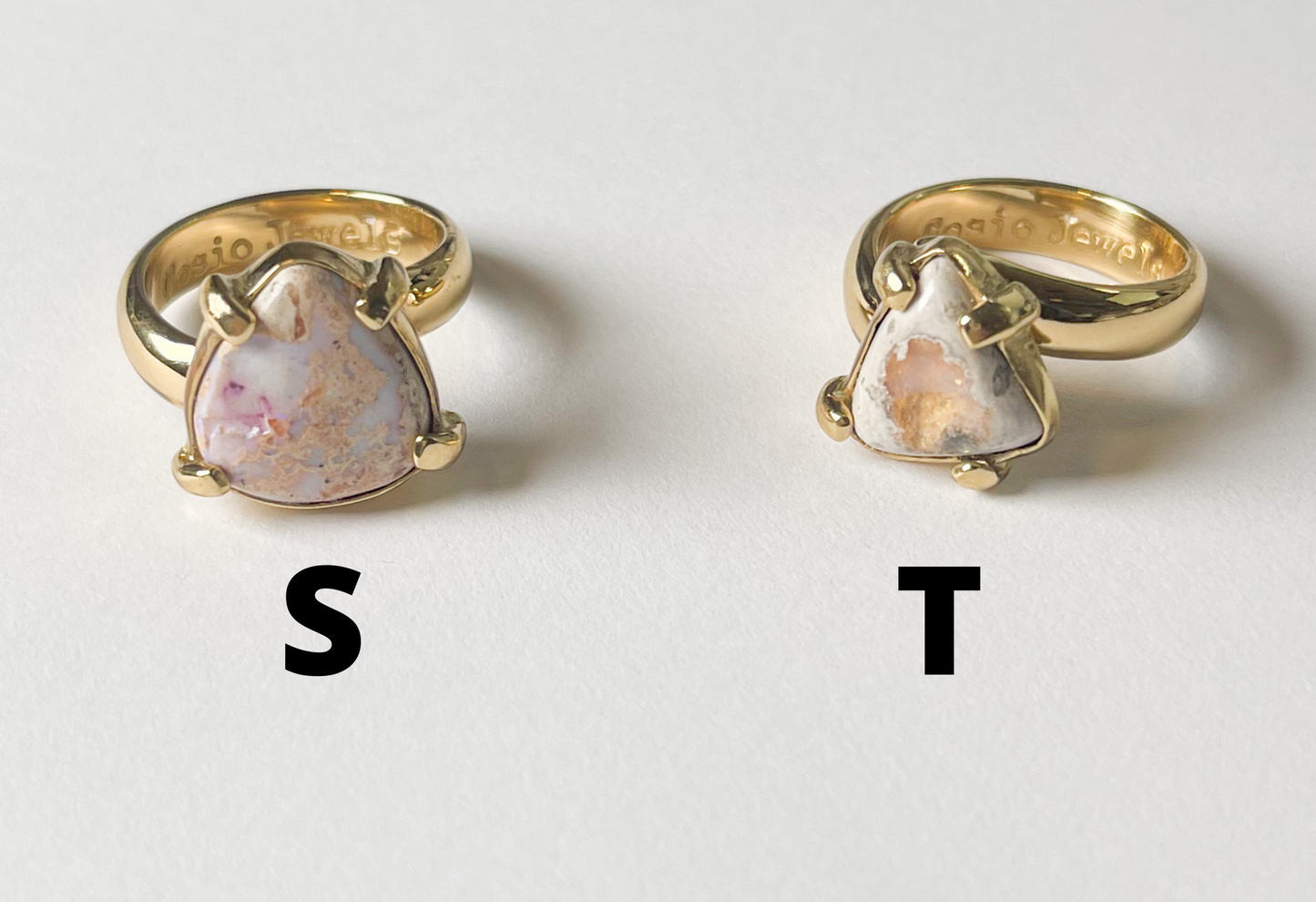 Fire Opal prong set Ring-Alchemia