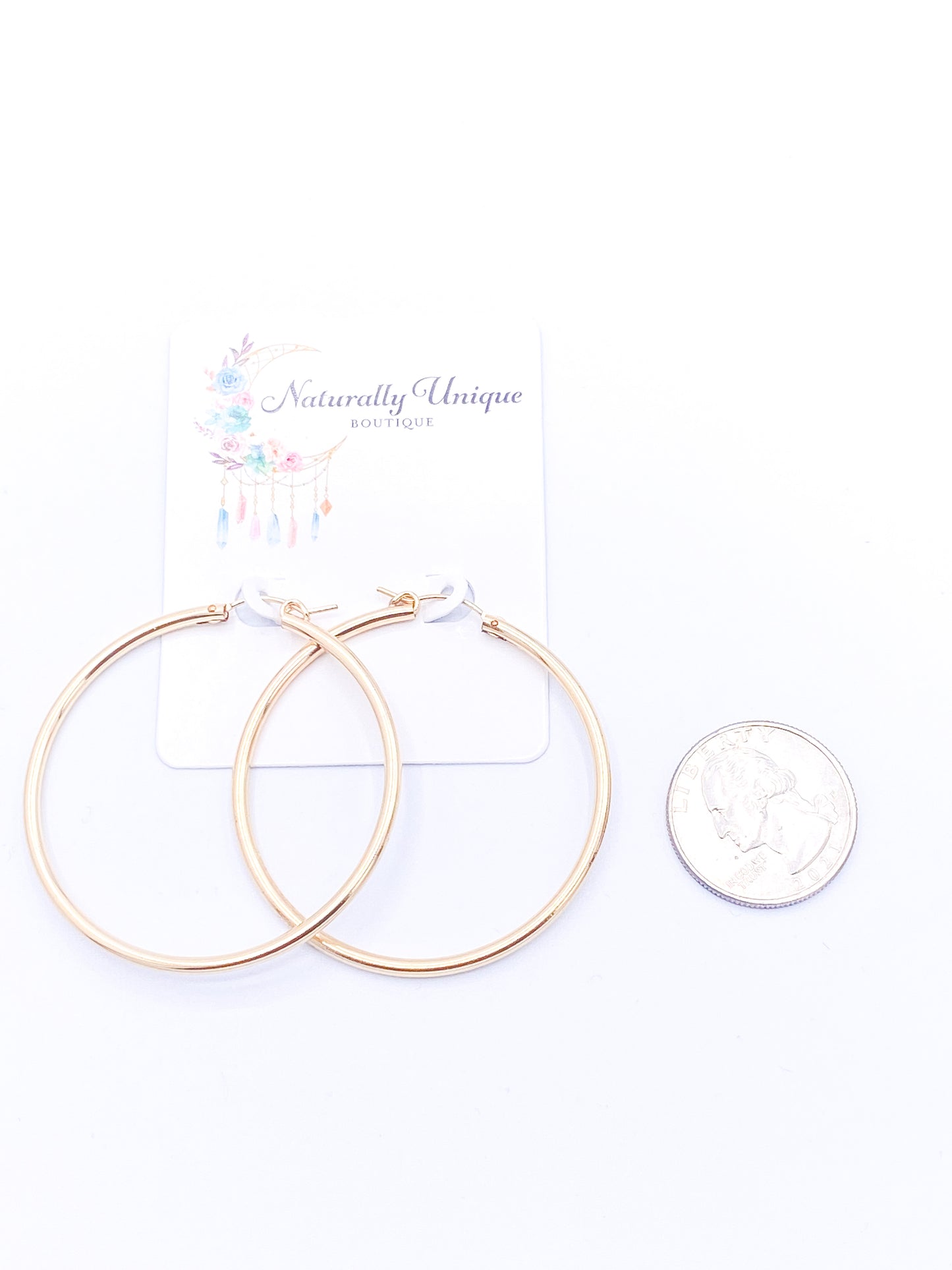 Gold Filled Large 2IN Hoops