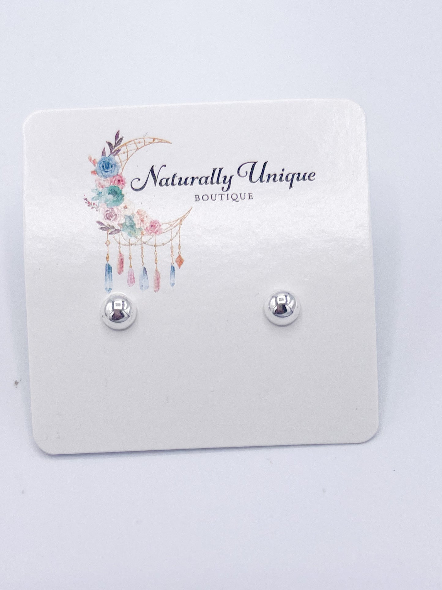 Dainty Bubble Studs-Solid Sterling Silver